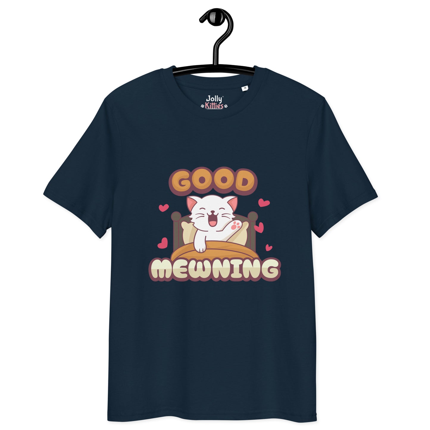 Cute Cat T-Shirt – Good Mewning - JollyKitties