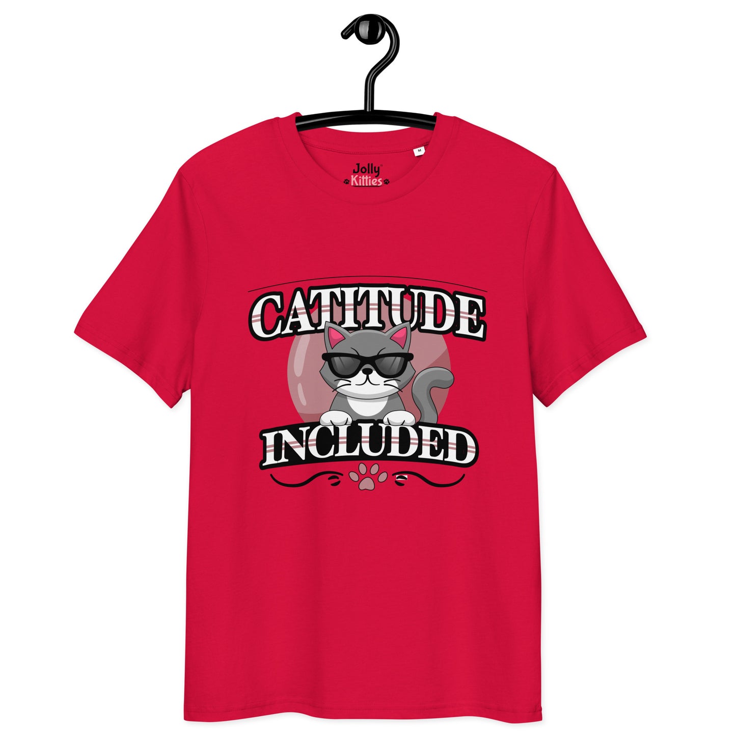 Funny Cat T-Shirt – Catitude Included - JollyKitties