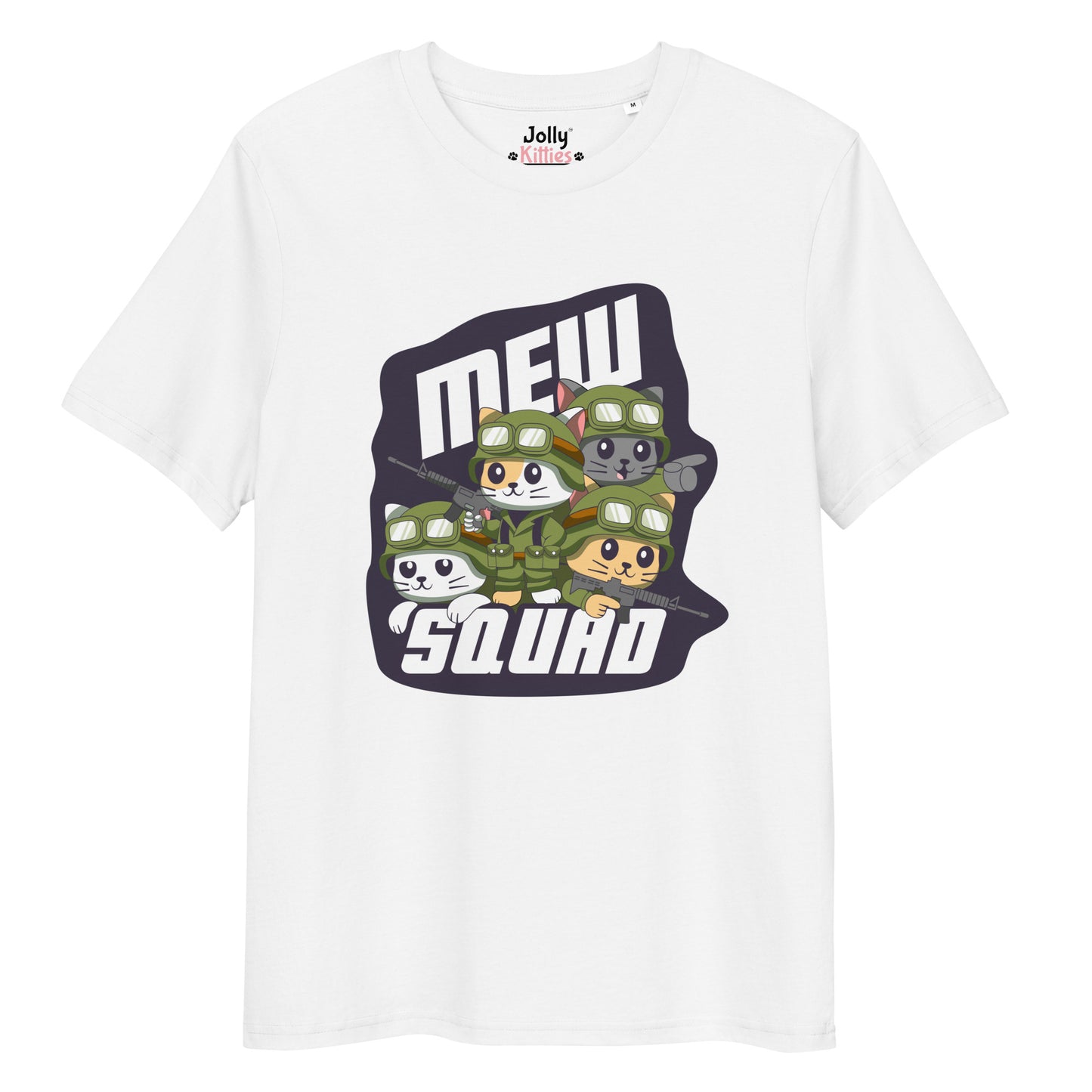Funny Cat T-Shirt – Mew Squad - JollyKitties