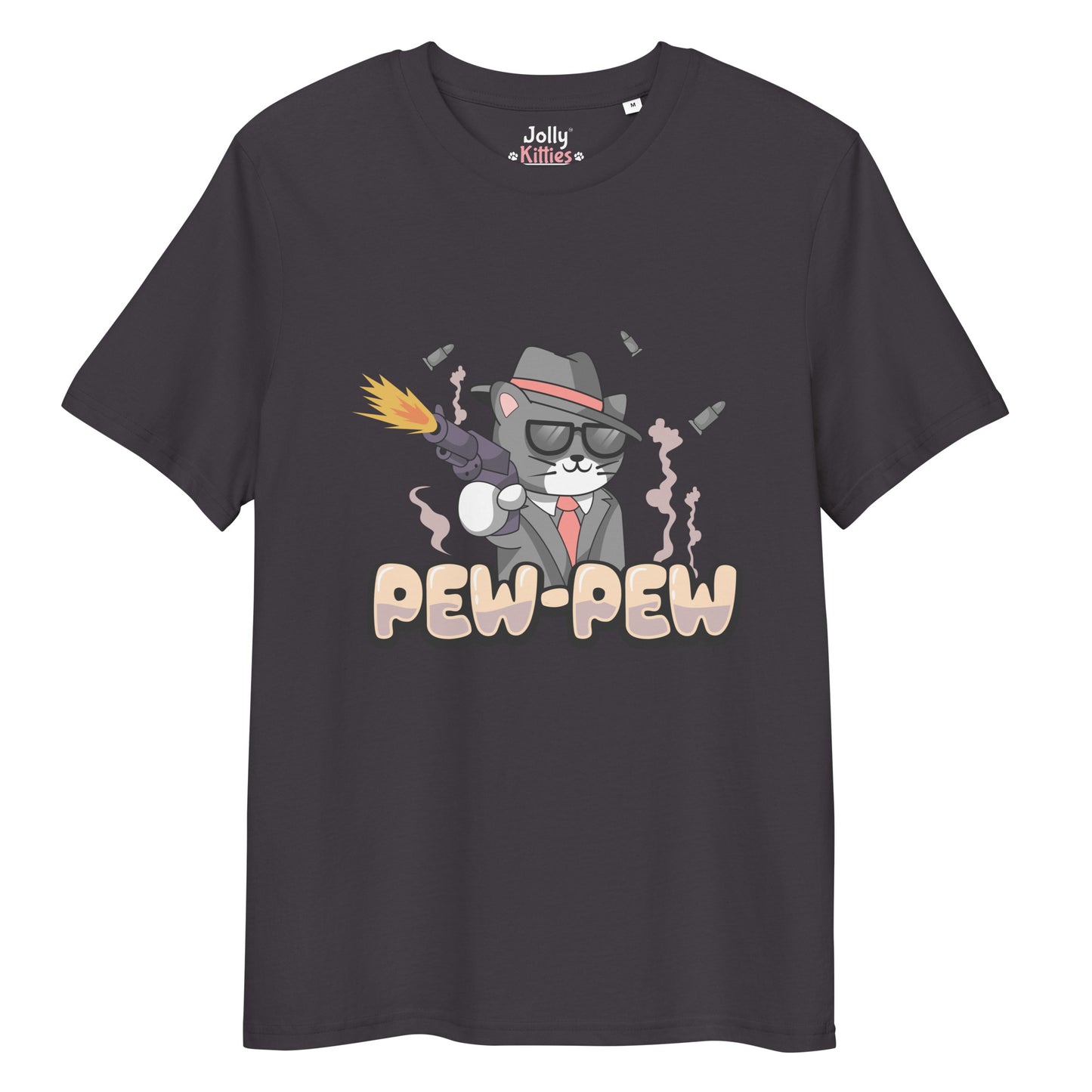Funny Cat T-Shirt – Pew Pew - JollyKitties