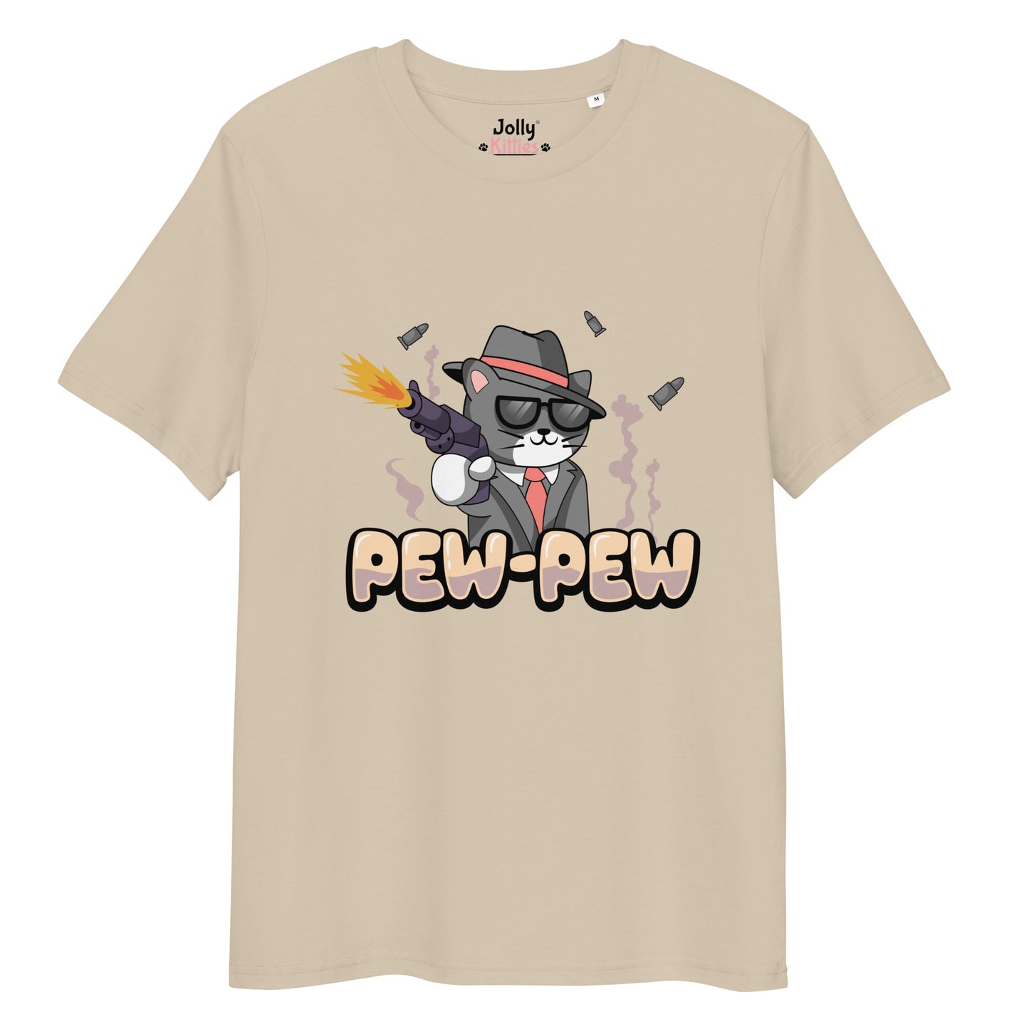 Funny Cat T-Shirt – Pew Pew - JollyKitties