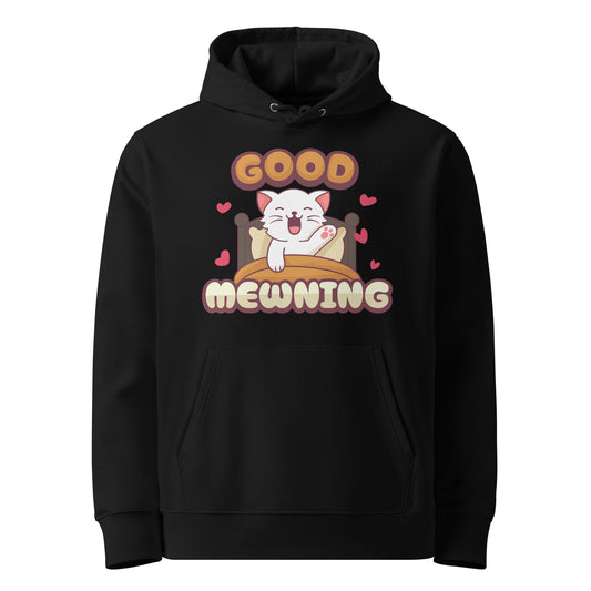Cute Cat Hoodie – Good Mewning - JollyKitties