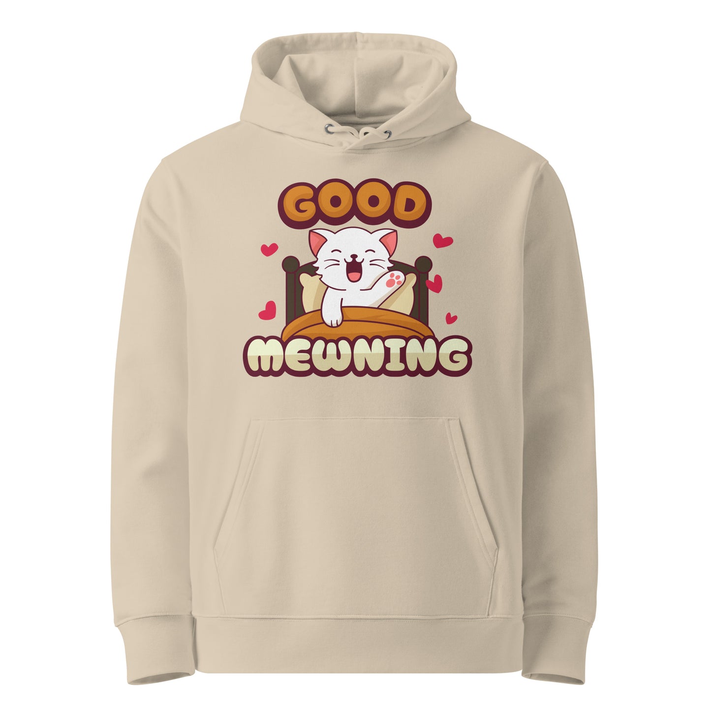 Cute Cat Hoodie – Good Mewning - JollyKitties