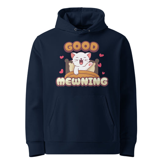 Cute Cat Hoodie – Good Mewning - JollyKitties