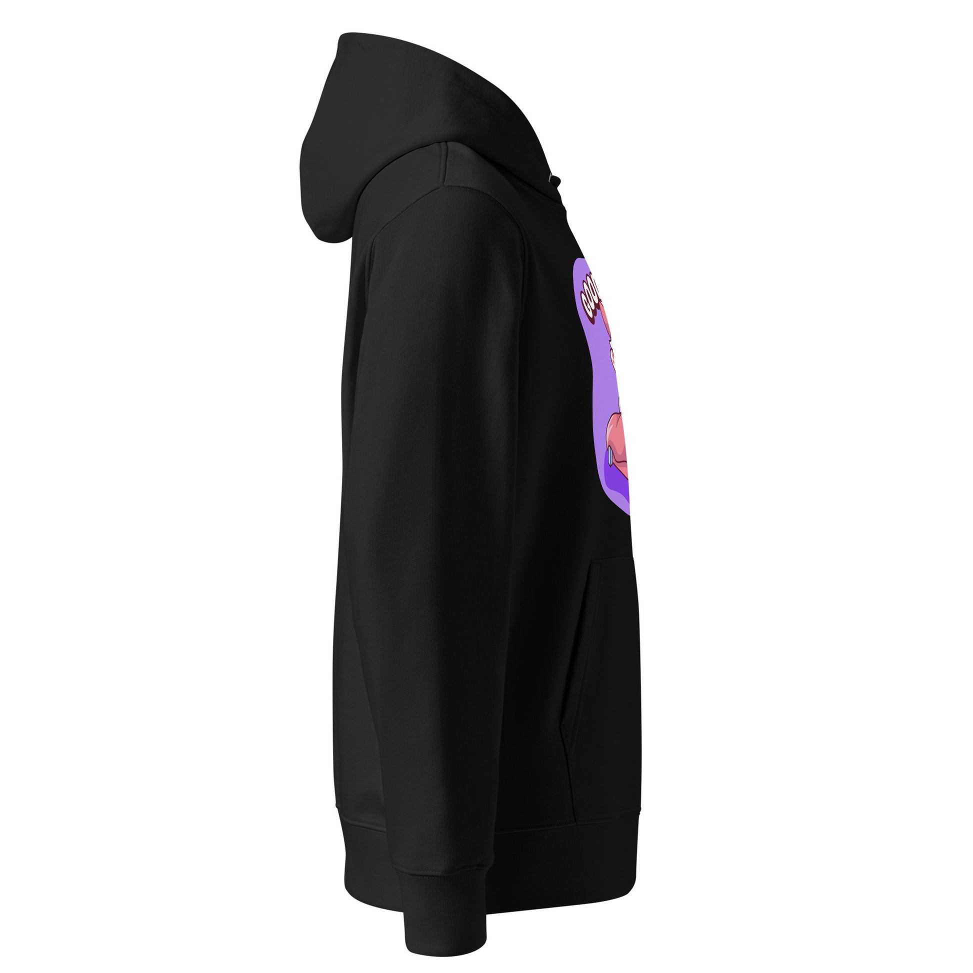 Cute Cat Hoodie – Good Mewning (Purple Edition) - JollyKitties