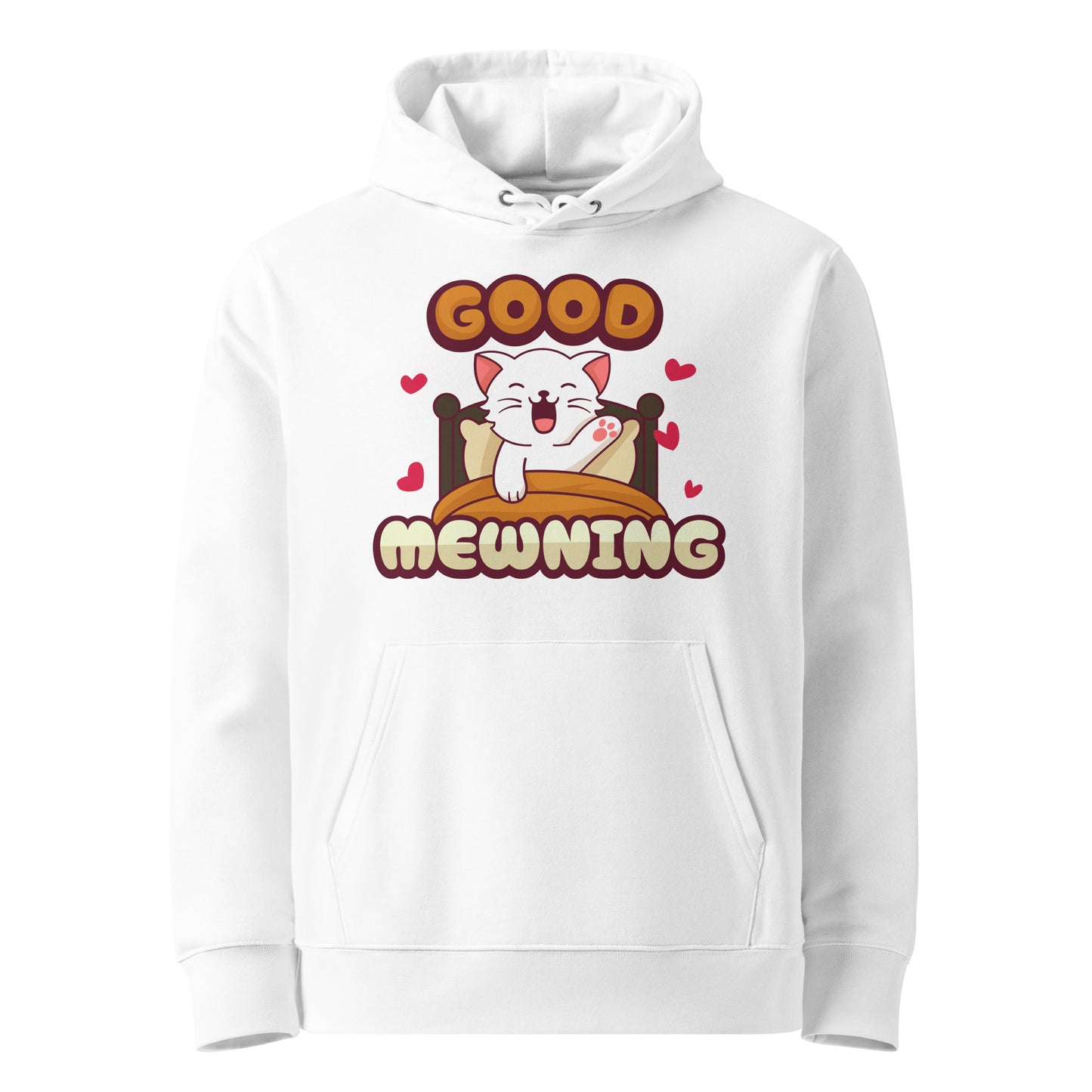 Cute Cat Hoodie – Good Mewning - JollyKitties