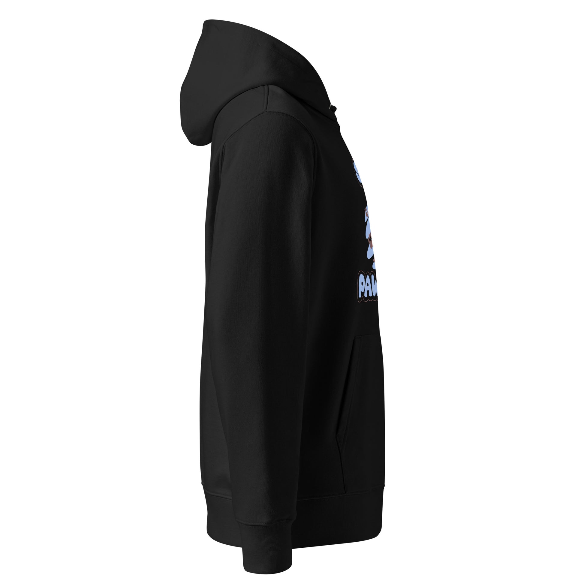 Cute Cat Hoodie – Stay Pawsitive (Blue Zen) - JollyKitties