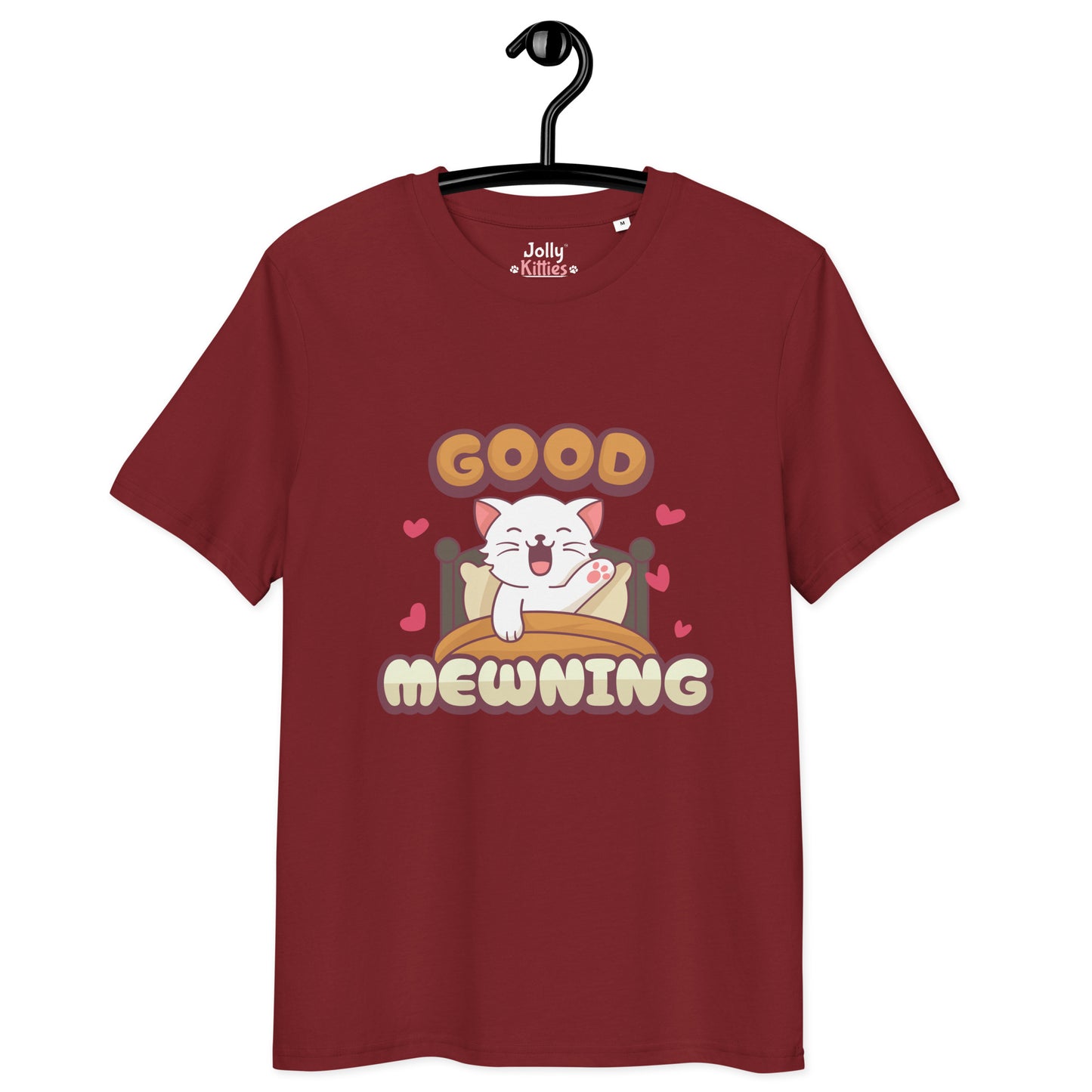 Cute Cat T-Shirt – Good Mewning - JollyKitties