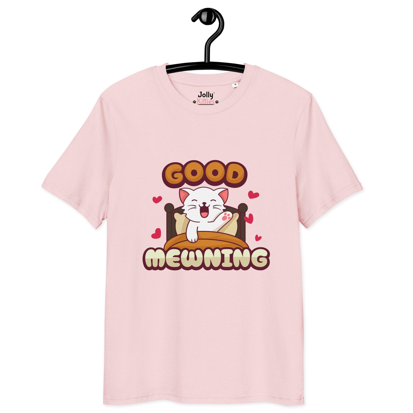 Cute Cat T-Shirt – Good Mewning - JollyKitties