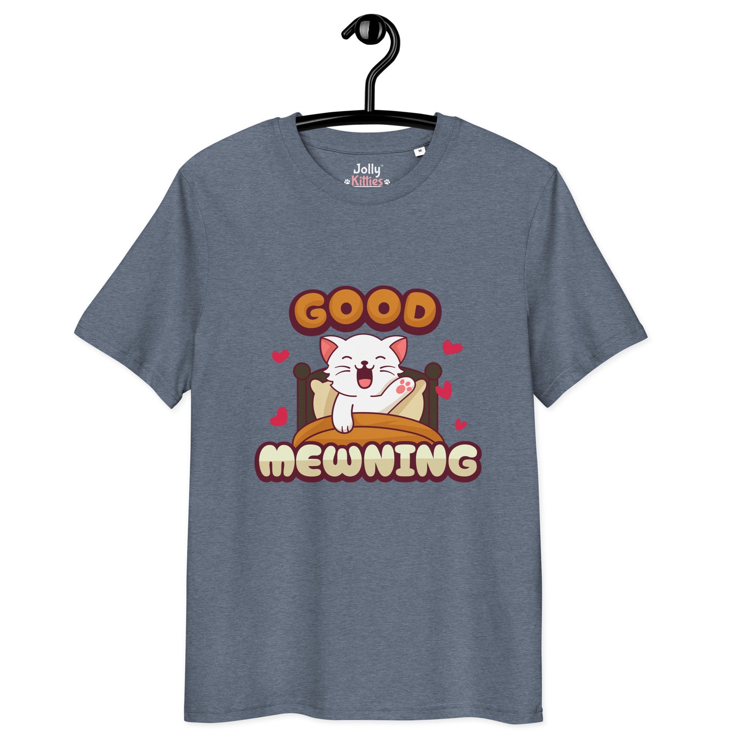 Cute Cat T-Shirt – Good Mewning - JollyKitties