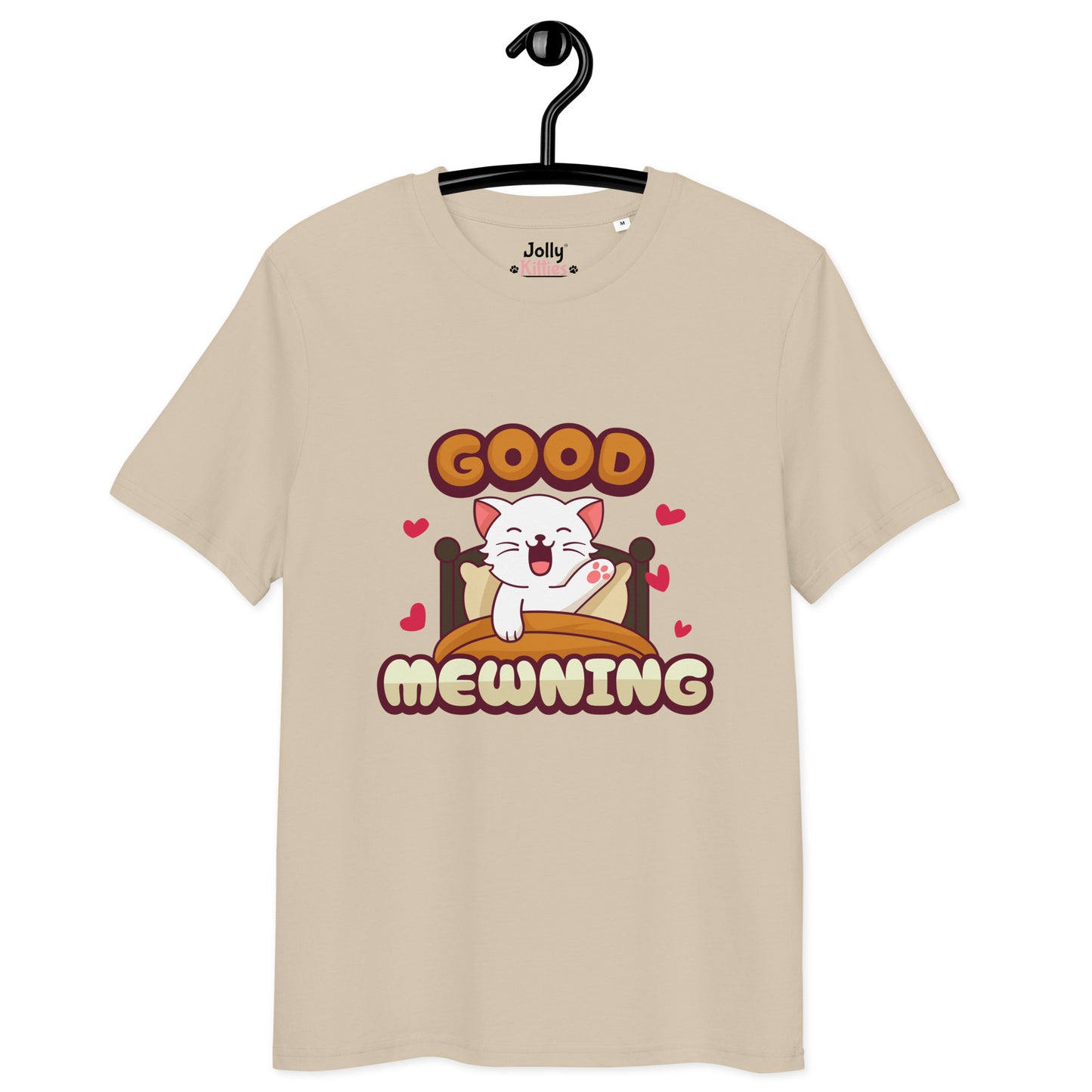 Cute Cat T-Shirt – Good Mewning - JollyKitties
