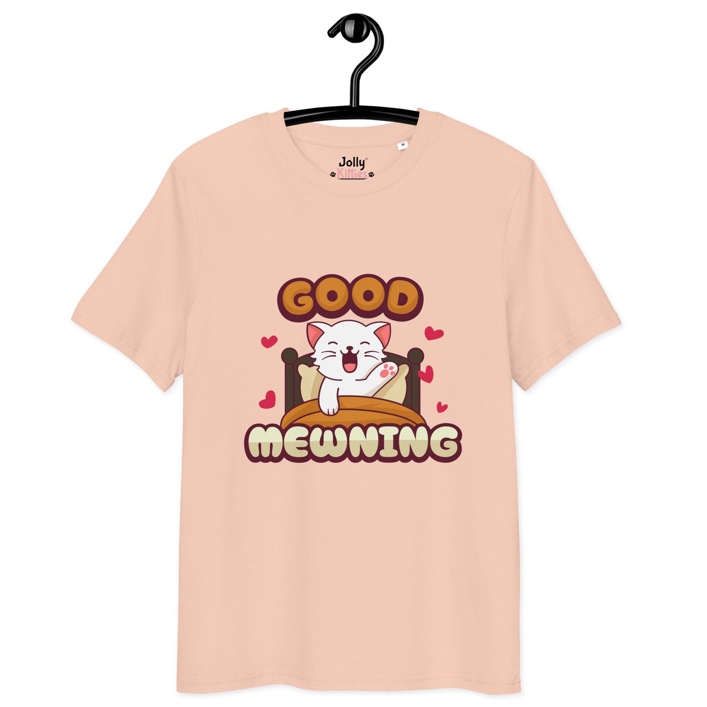Cute Cat T-Shirt – Good Mewning - JollyKitties