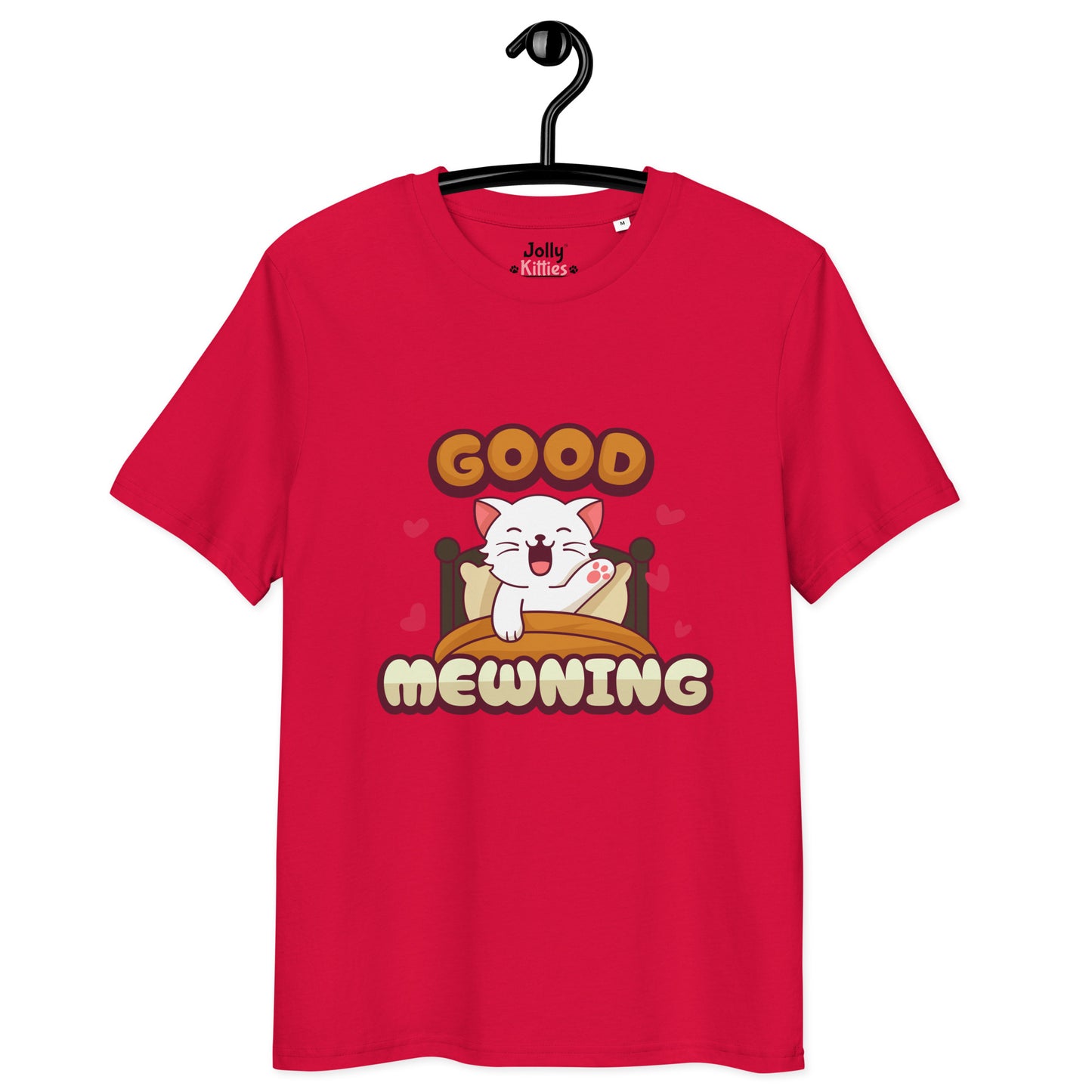 Cute Cat T-Shirt – Good Mewning - JollyKitties