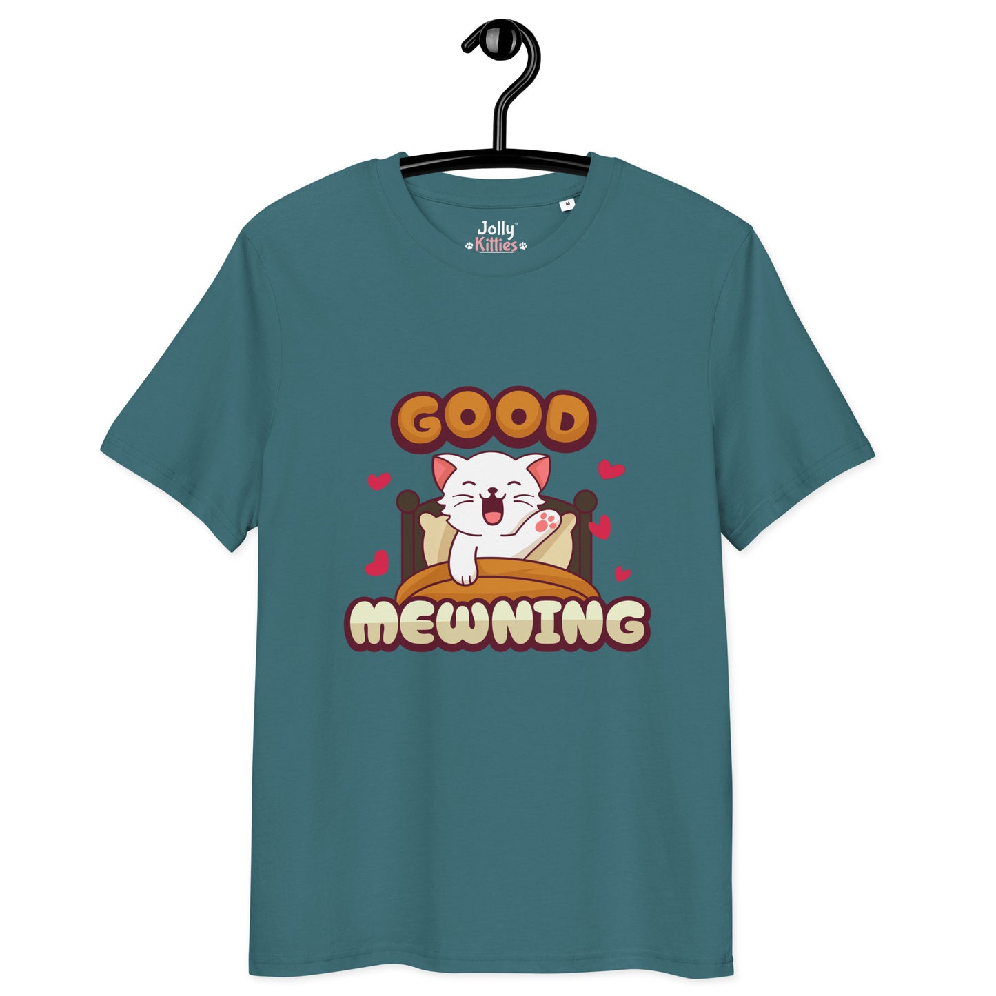 Cute Cat T-Shirt – Good Mewning - JollyKitties