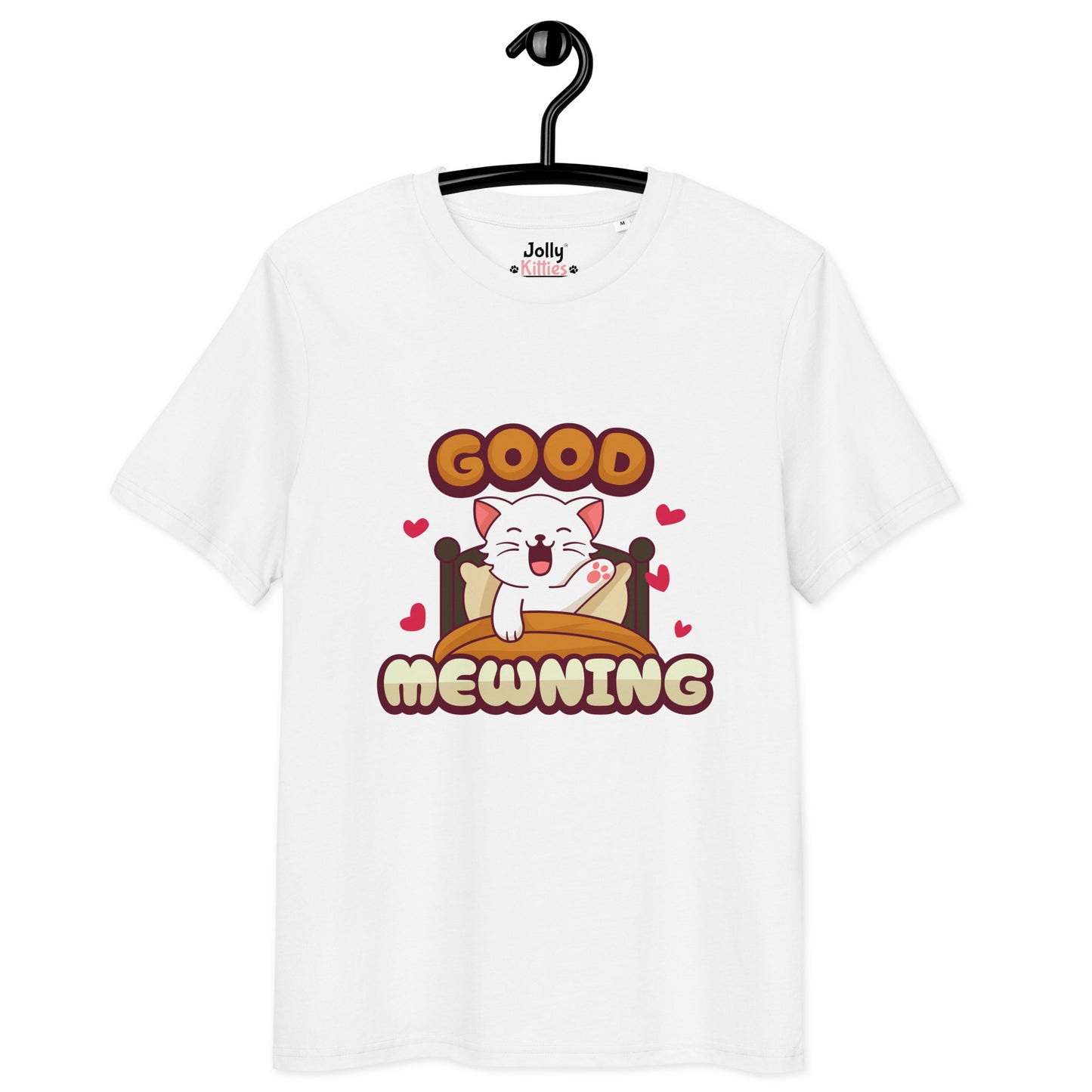 Cute Cat T-Shirt – Good Mewning - JollyKitties