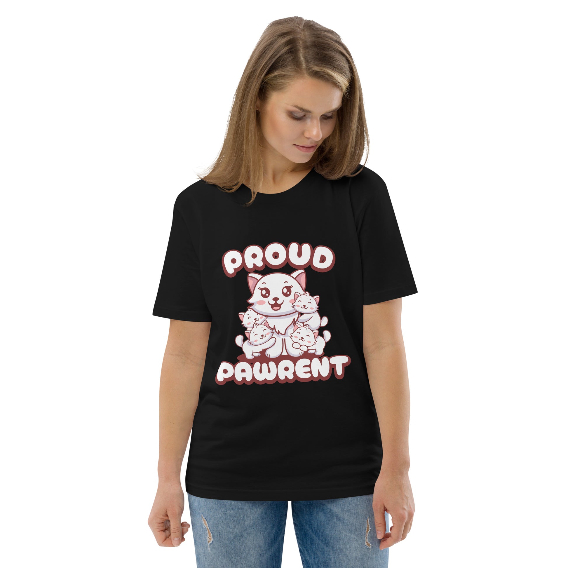 Cute Cat T-Shirt – Proud Pawrent - JollyKitties