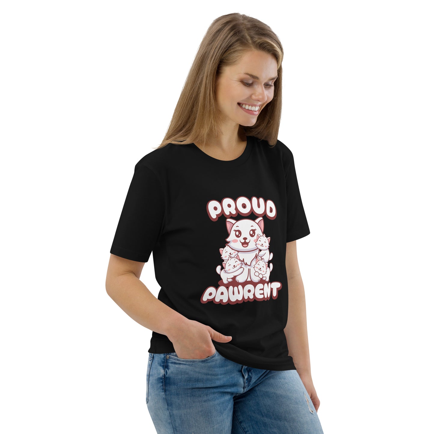 Cute Cat T-Shirt – Proud Pawrent - JollyKitties