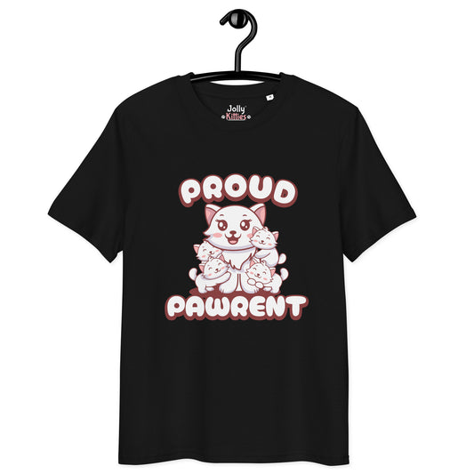 Cute Cat T-Shirt – Proud Pawrent - JollyKitties