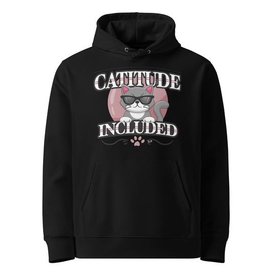 Funny Cat Hoodie – Catitude Included - JollyKitties