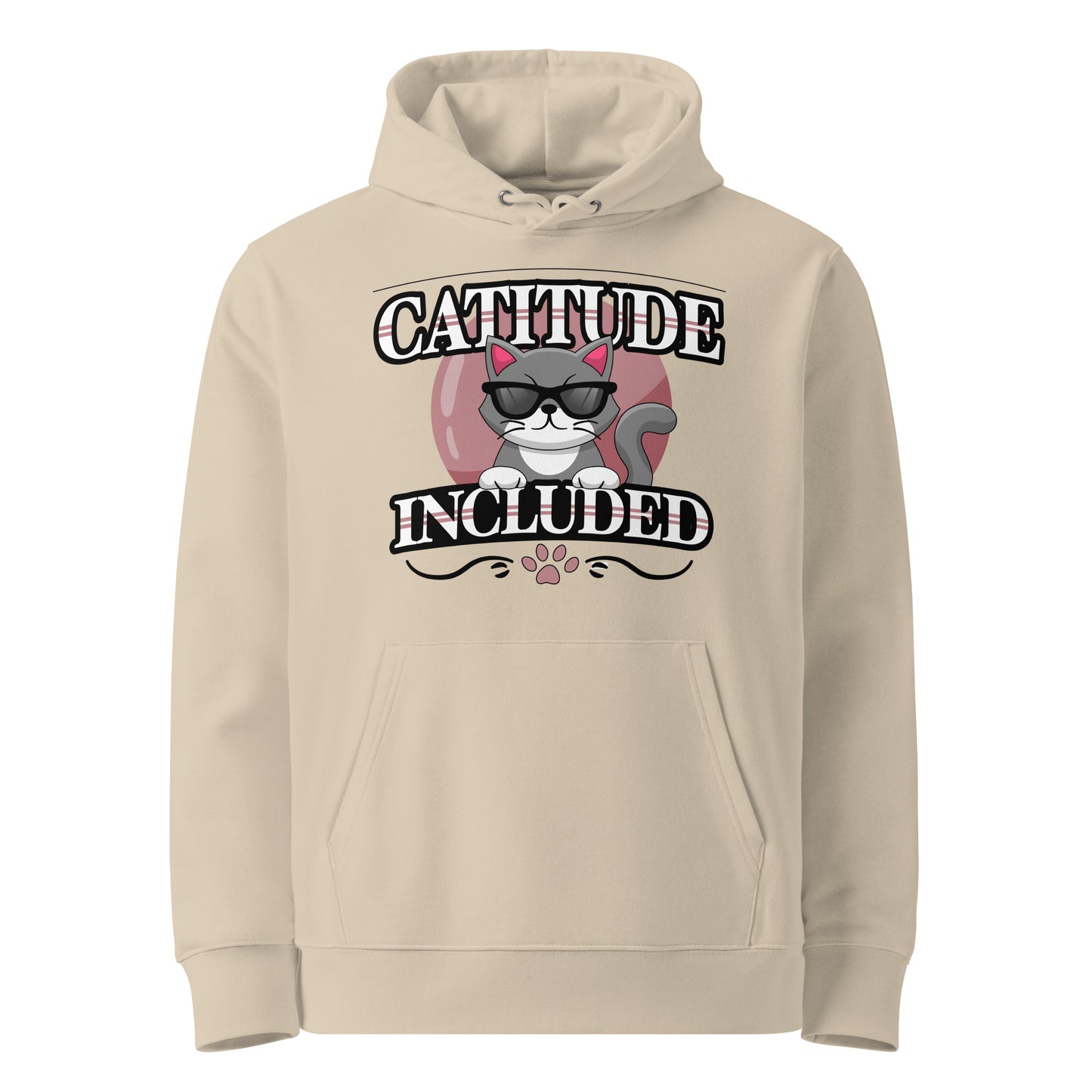 Funny Cat Hoodie – Catitude Included - JollyKitties