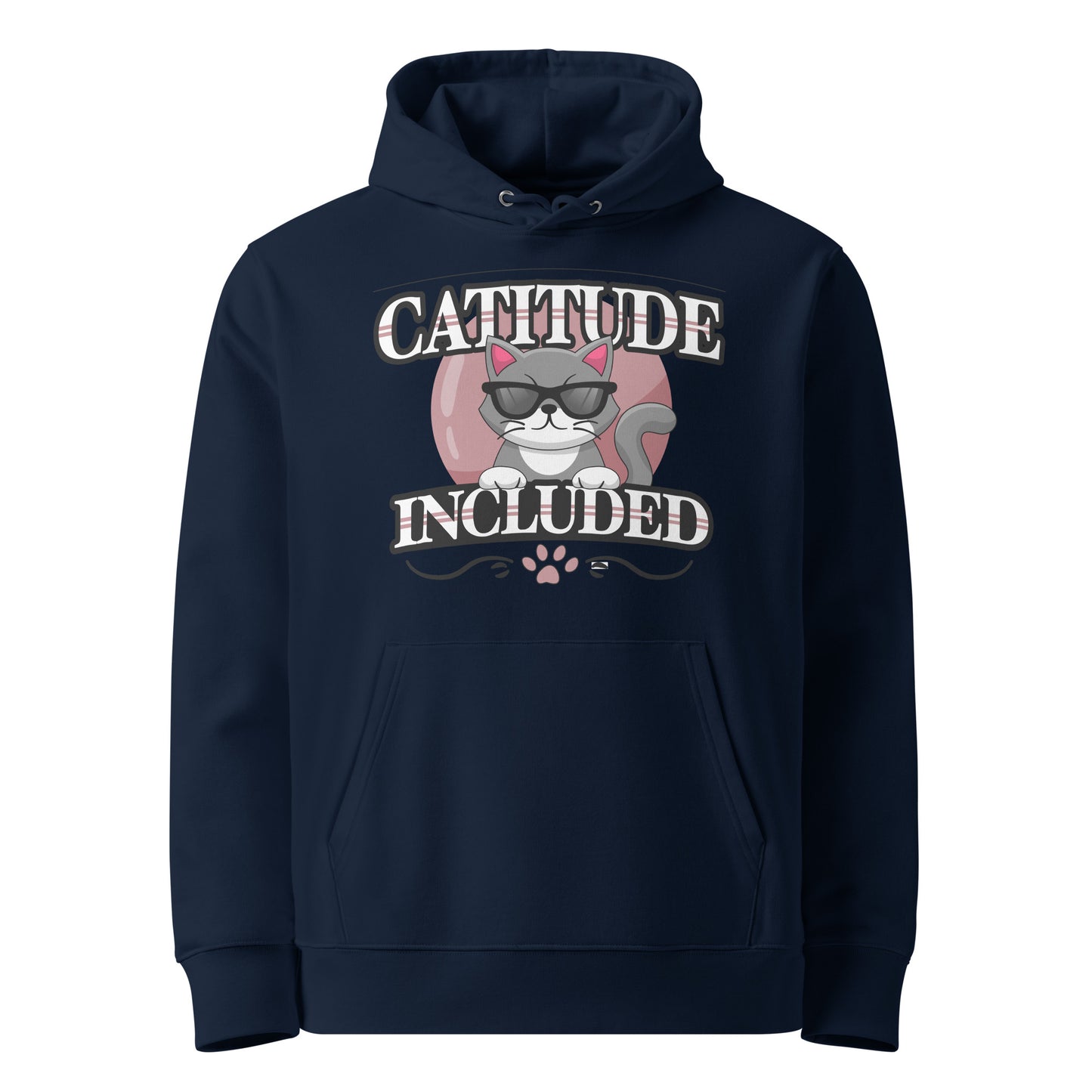 Funny Cat Hoodie – Catitude Included - JollyKitties