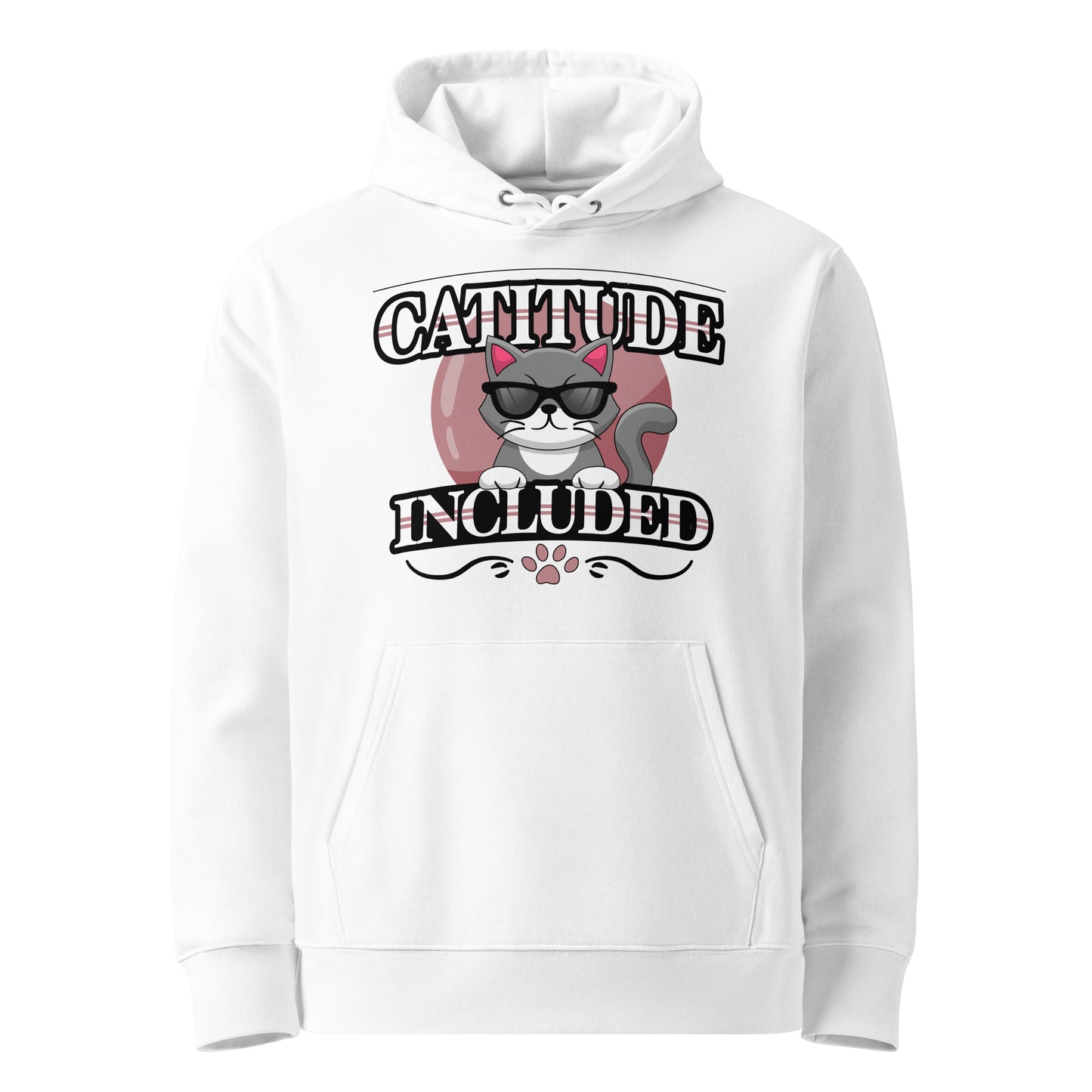Funny Cat Hoodie – Catitude Included - JollyKitties
