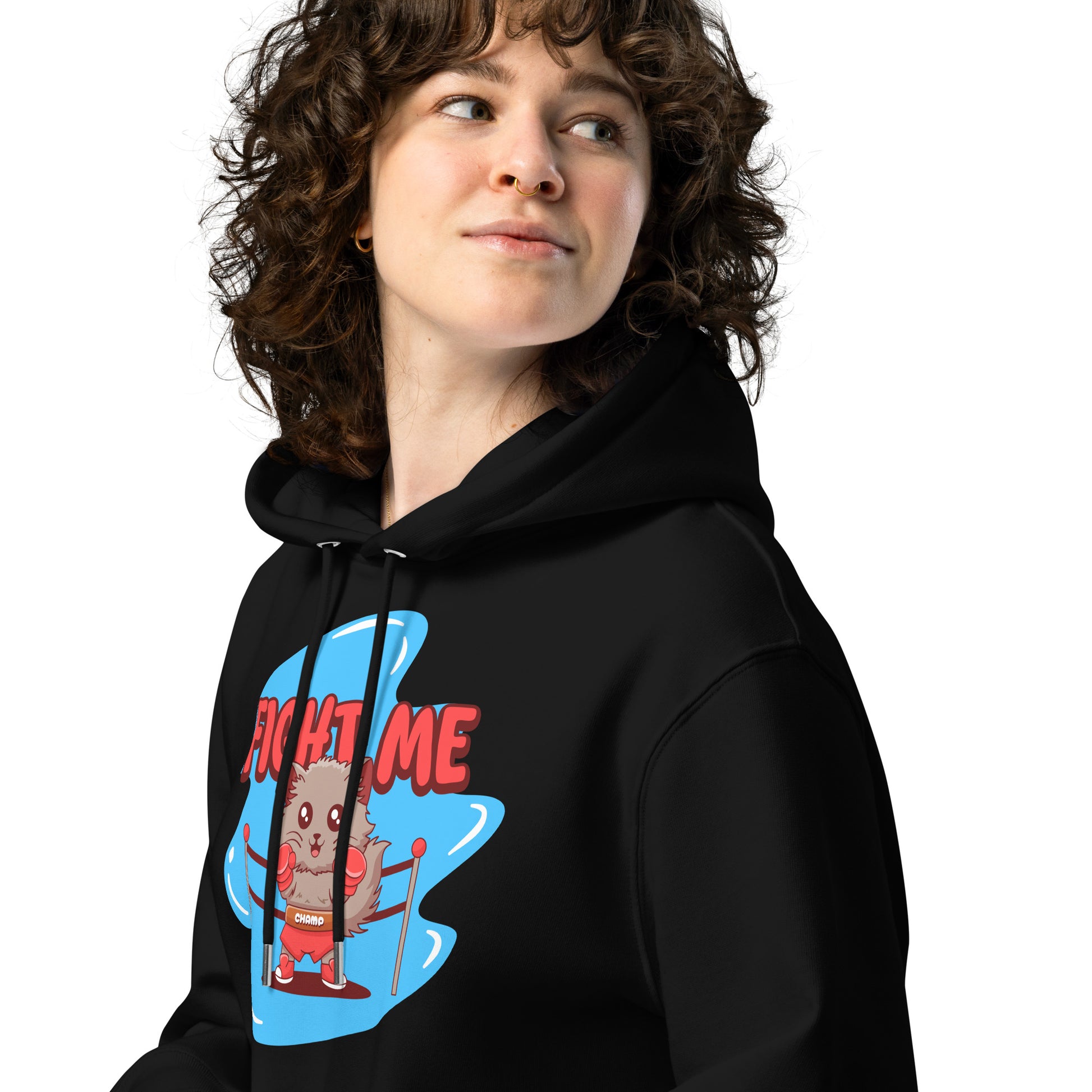 Funny Cat Hoodie – Fight Me - JollyKitties