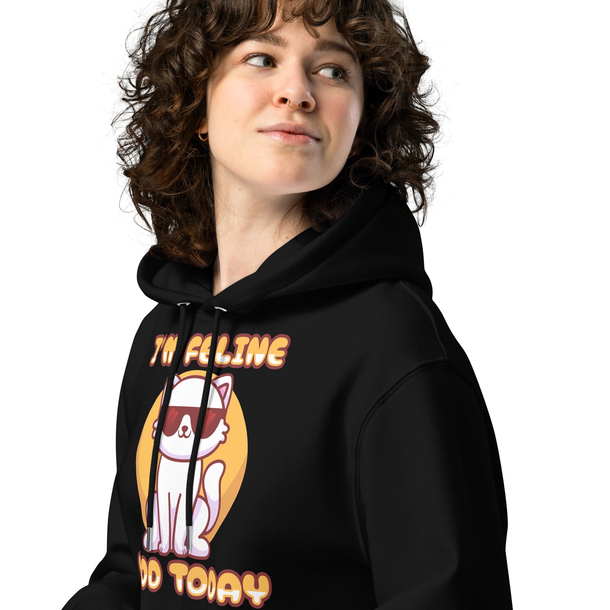 Funny Cat Hoodie – I'm Feline Good Today (Cool Edition) - JollyKitties