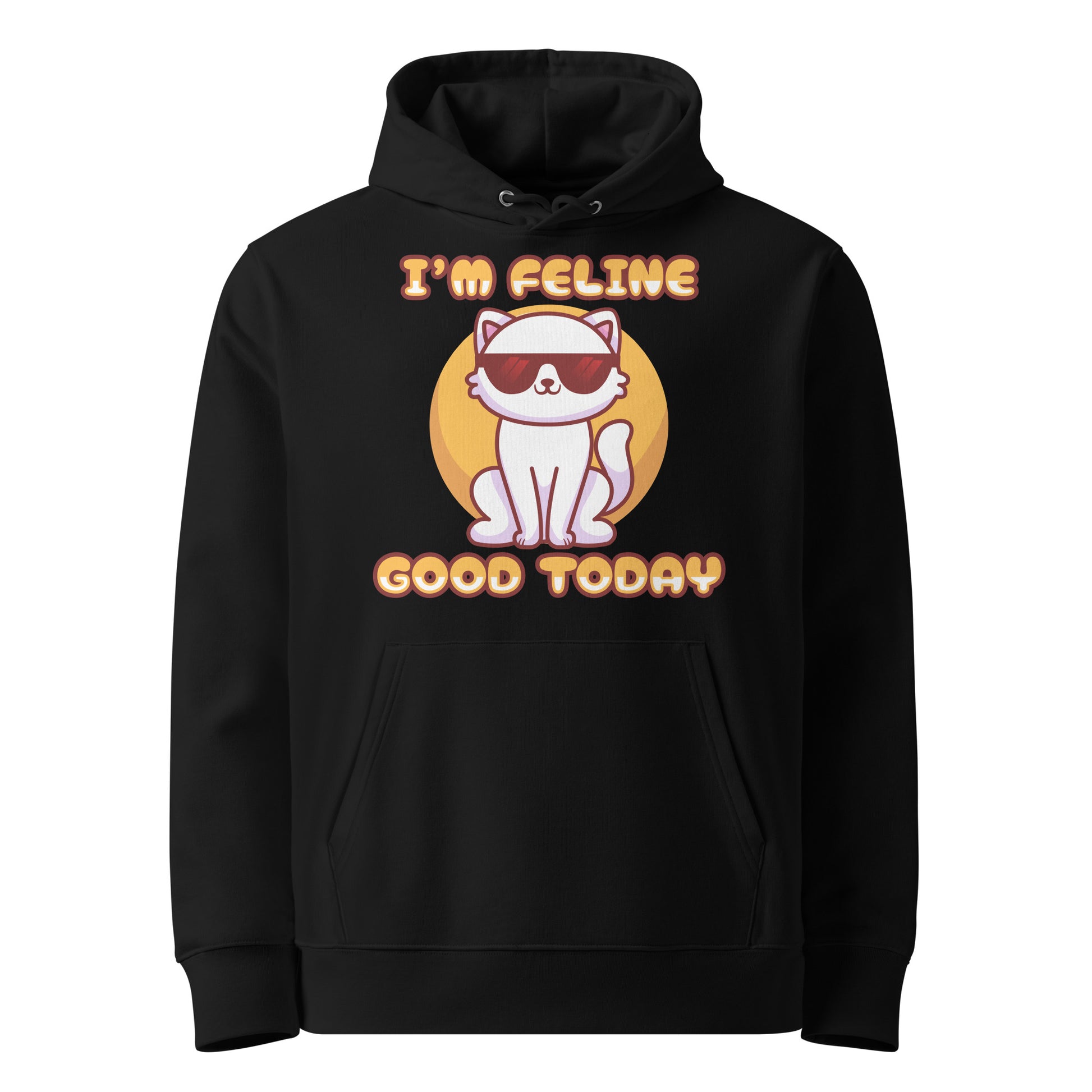 Funny Cat Hoodie – I'm Feline Good Today (Cool Edition) - JollyKitties