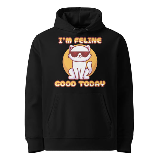 Funny Cat Hoodie – I'm Feline Good Today (Cool Edition) - JollyKitties
