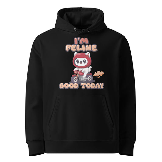 Funny Cat Hoodie – I’m Feline Good Today (Skooter Edition) - JollyKitties