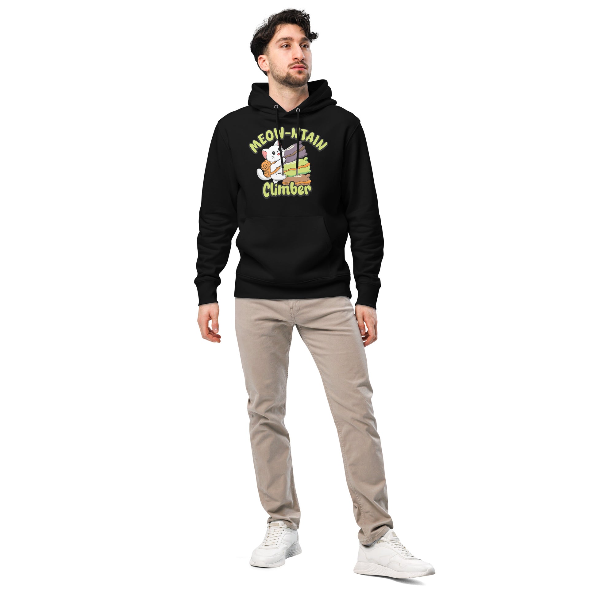 Funny Cat Hoodie – Meow-ntain Climber - JollyKitties