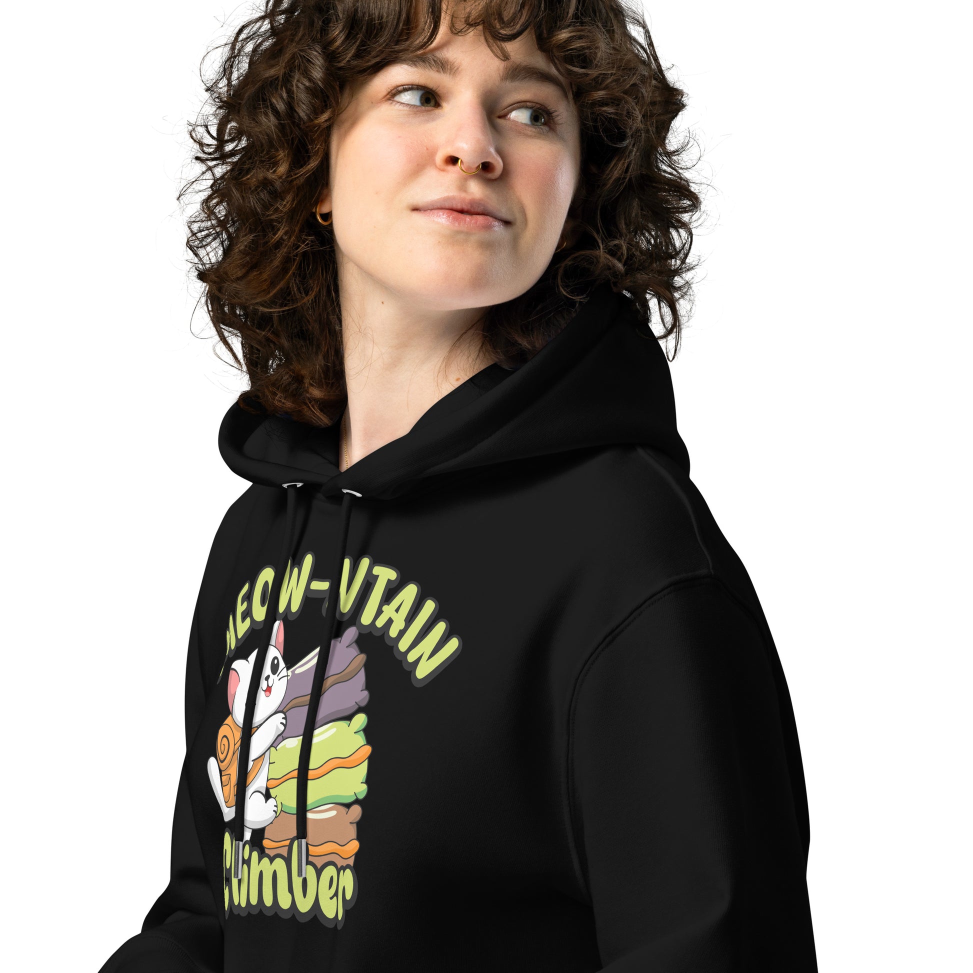 Funny Cat Hoodie – Meow-ntain Climber - JollyKitties