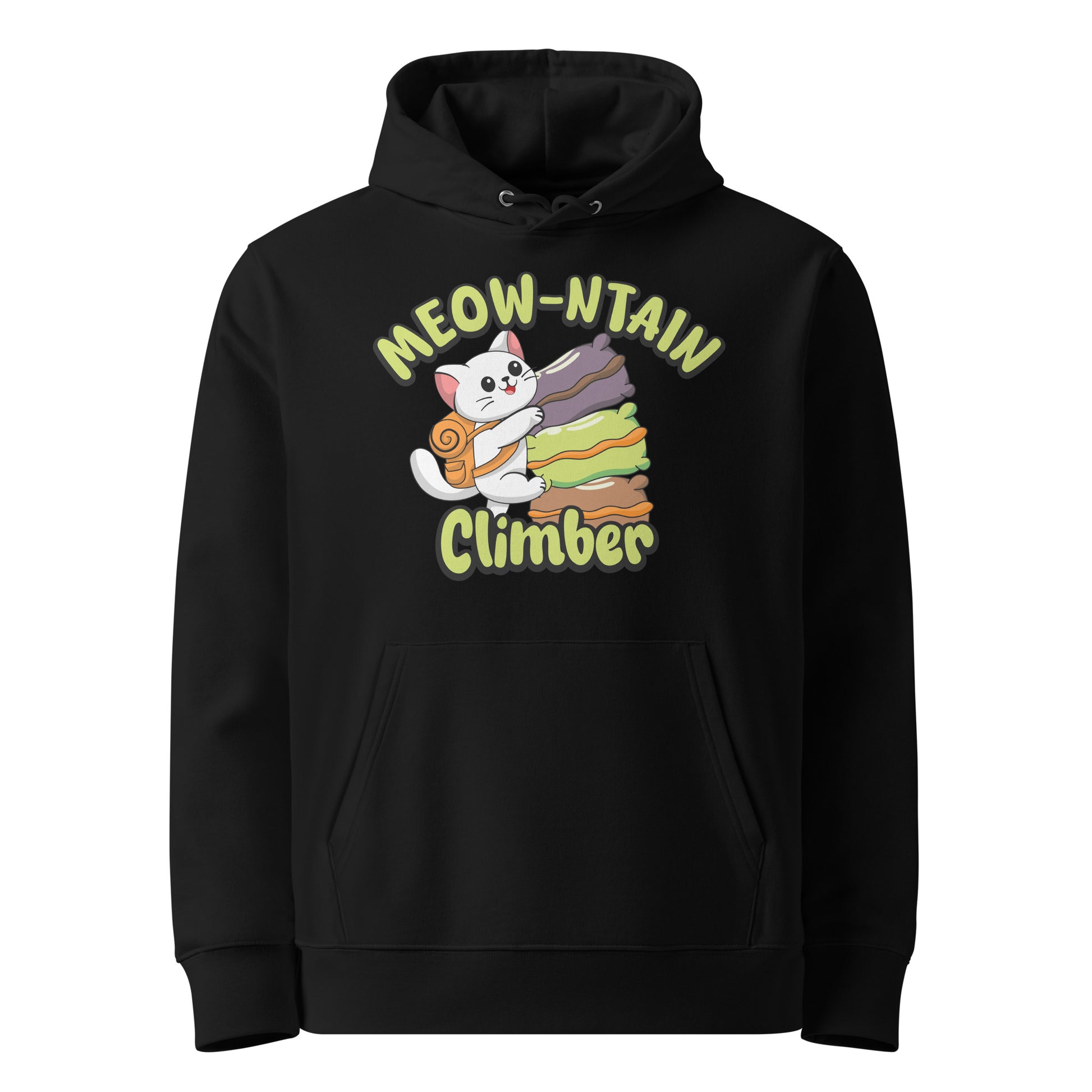 Funny Cat Hoodie – Meow-ntain Climber - JollyKitties