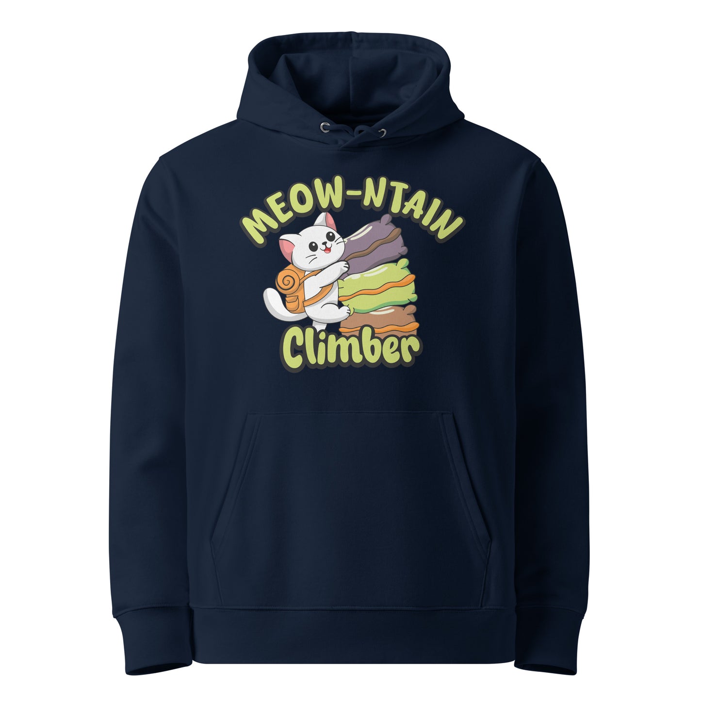 Funny Cat Hoodie – Meow-ntain Climber - JollyKitties