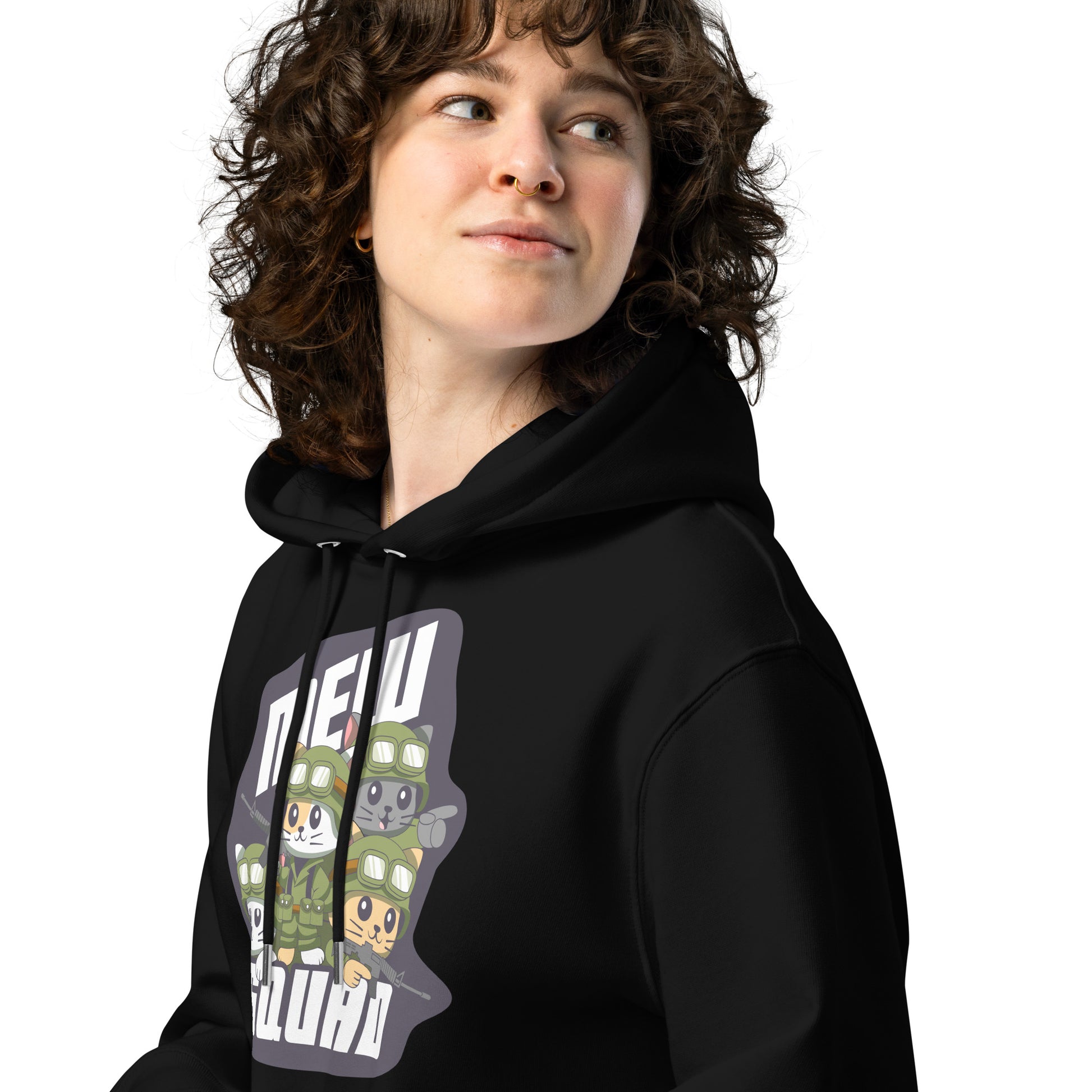 Funny Cat Hoodie – Mew Squad - JollyKitties
