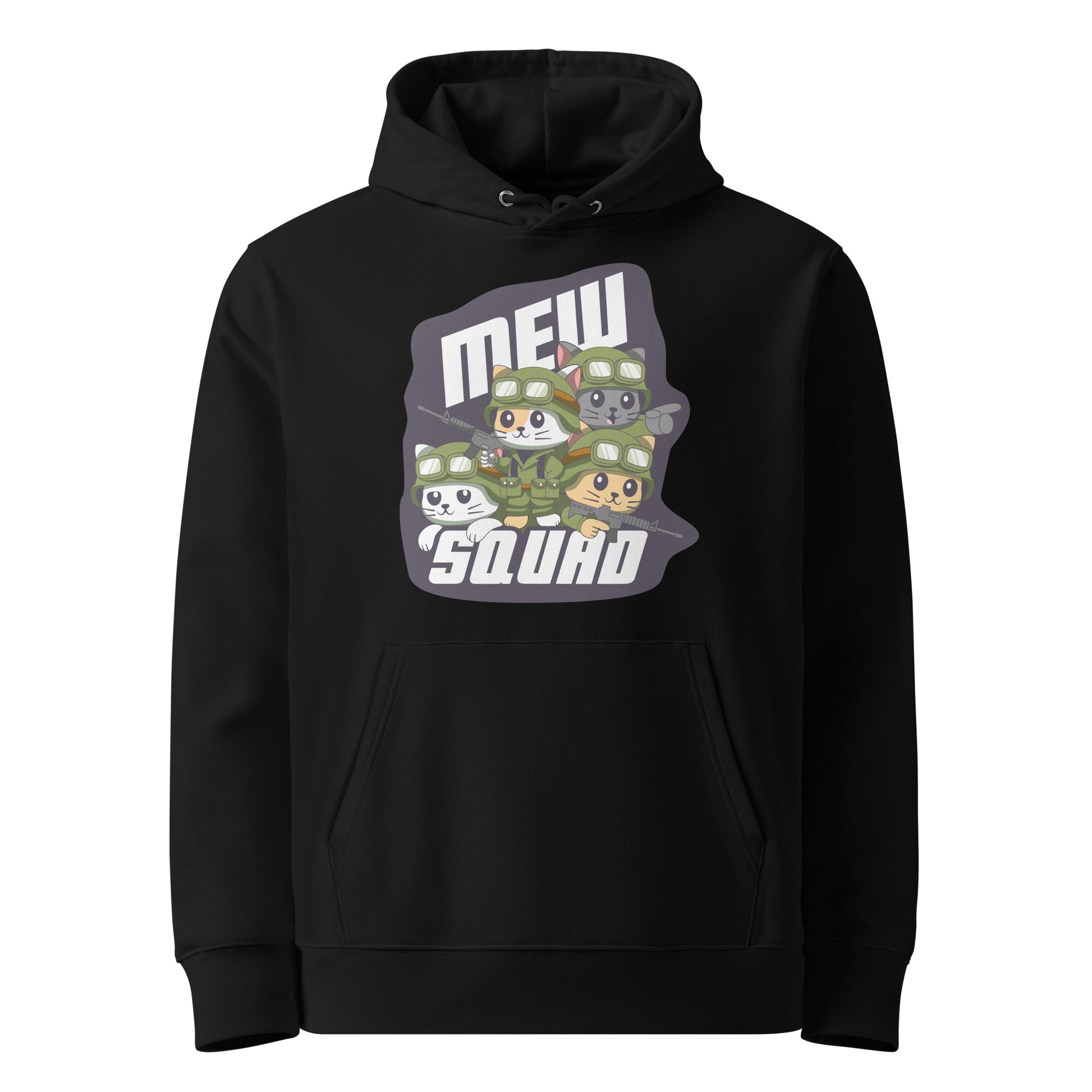 Funny Cat Hoodie – Mew Squad - JollyKitties