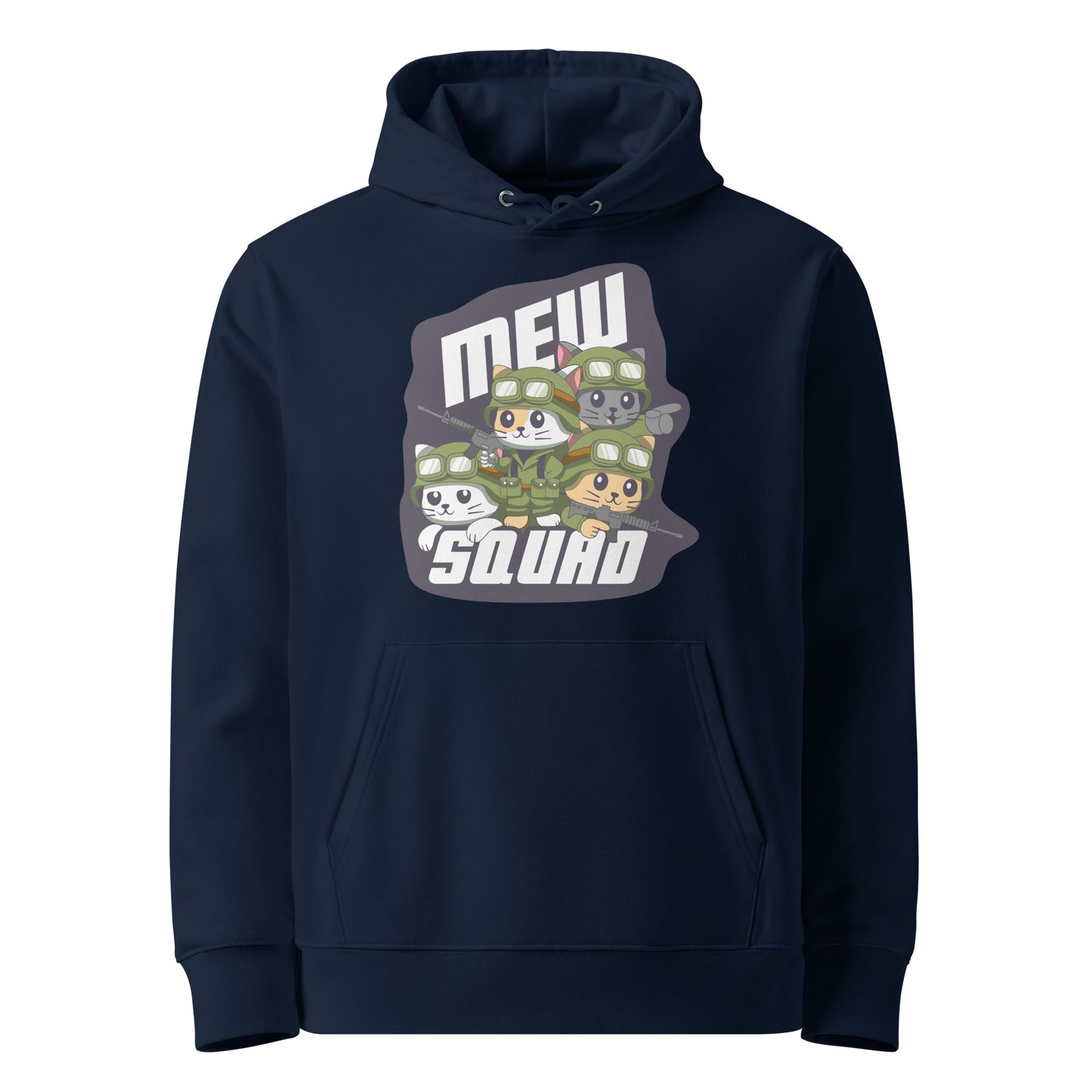 Funny Cat Hoodie – Mew Squad - JollyKitties