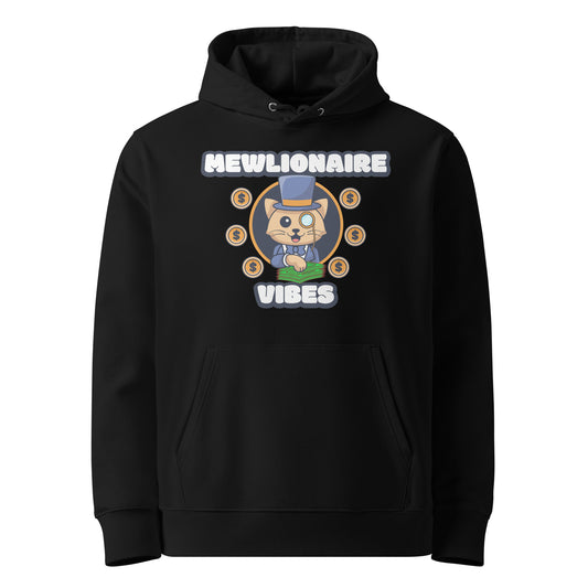 Funny Cat Hoodie – Mewlionaire Vibes - JollyKitties