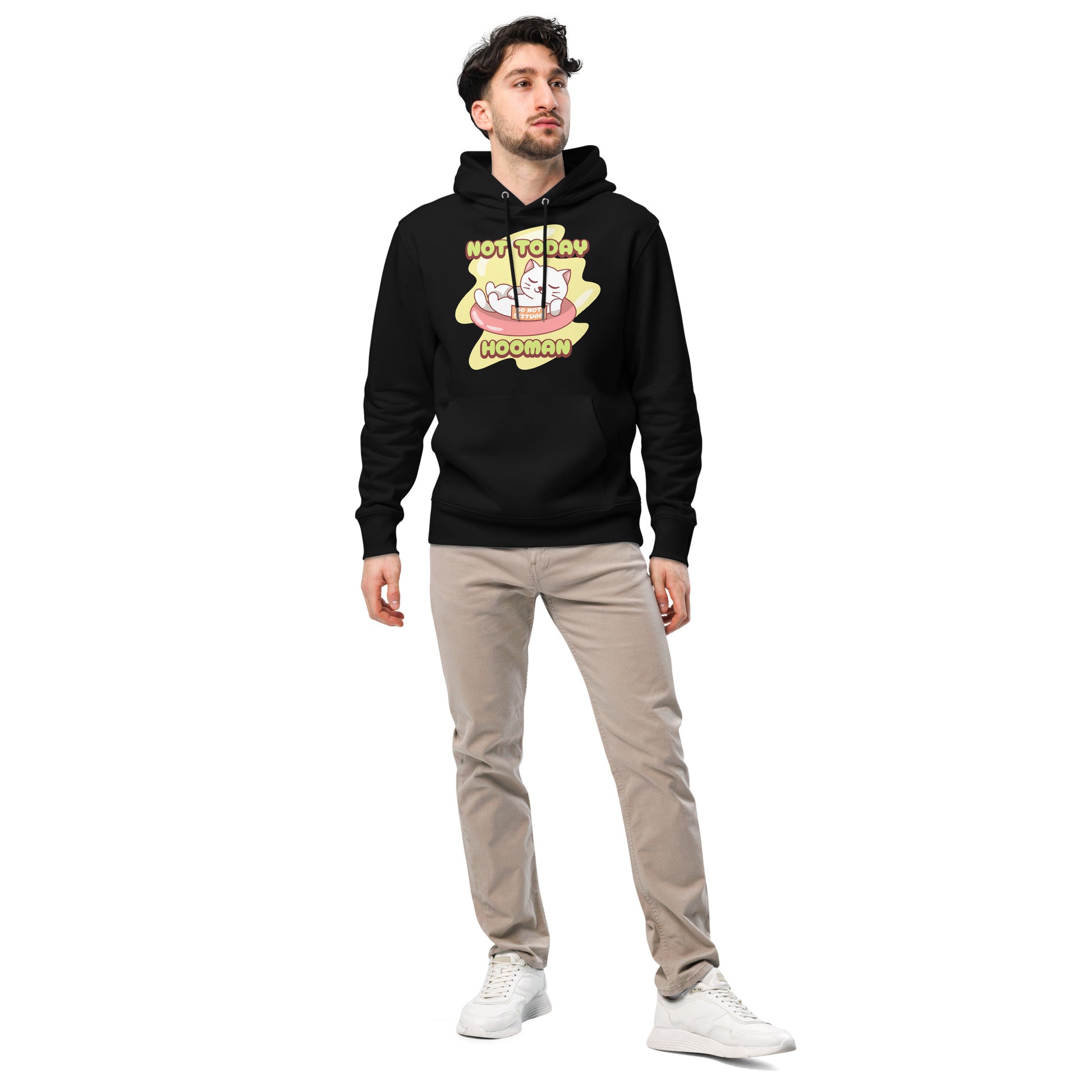 Funny Cat Hoodie – Not Today Hooman (Nap King) - JollyKitties