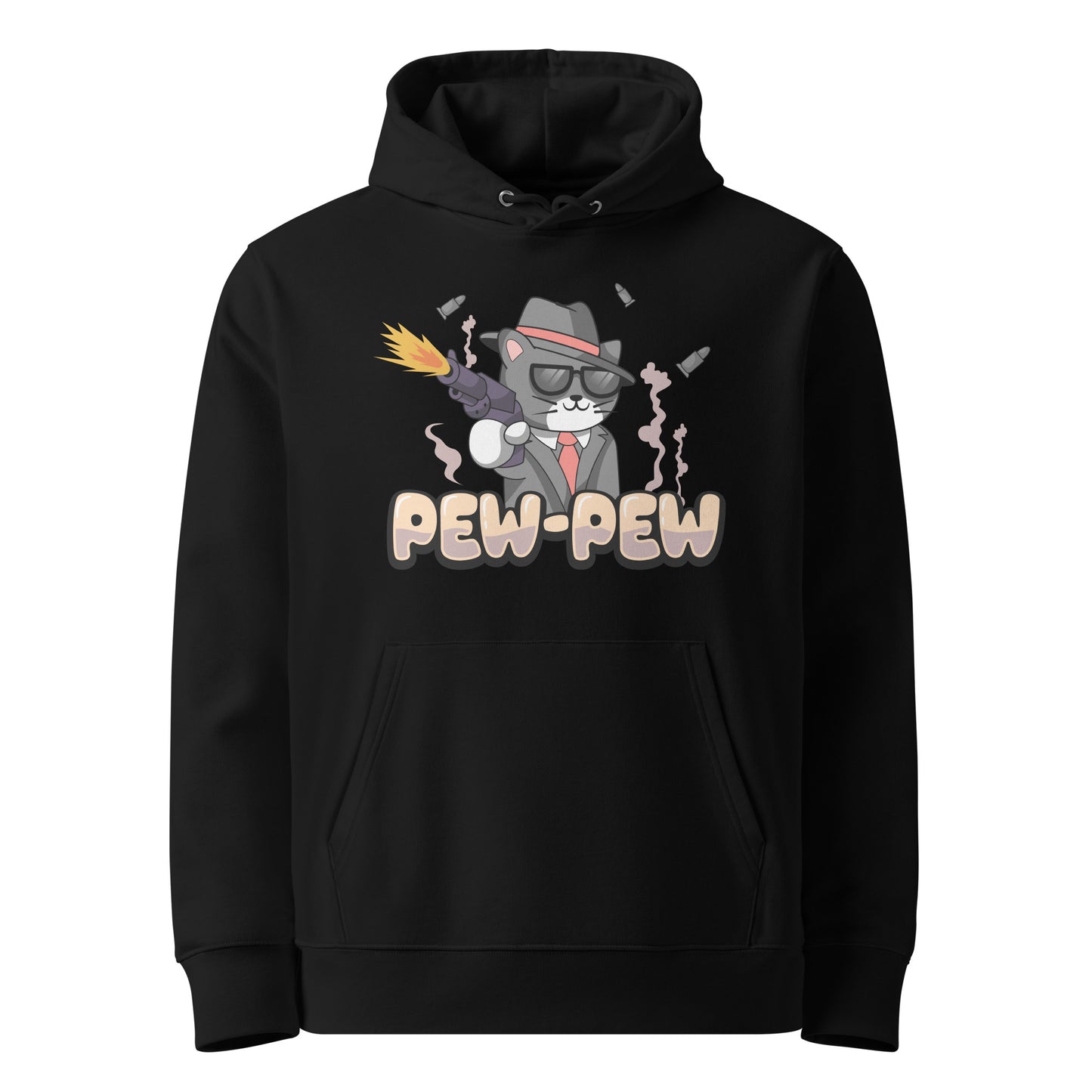 Funny Cat Hoodie – Pew Pew - JollyKitties