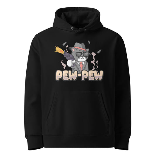 Funny Cat Hoodie – Pew Pew - JollyKitties