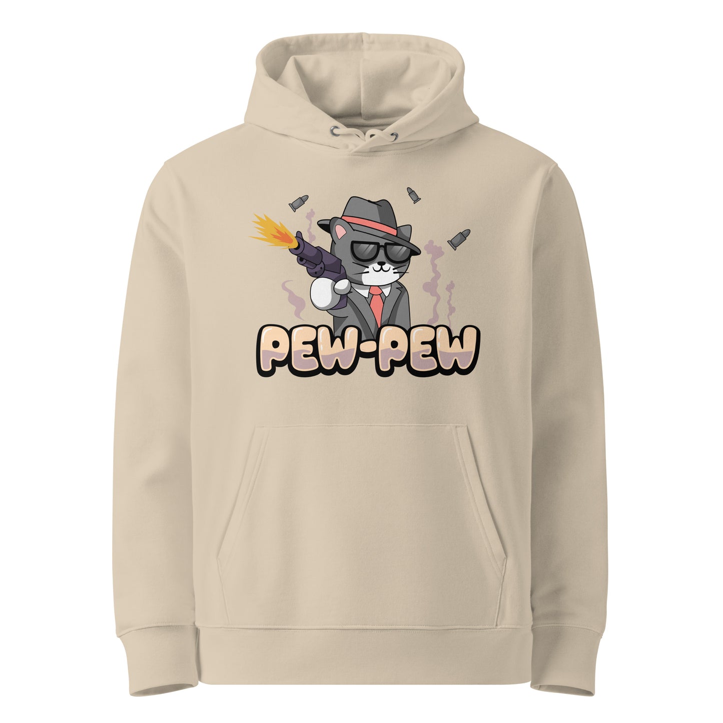 Funny Cat Hoodie – Pew Pew - JollyKitties