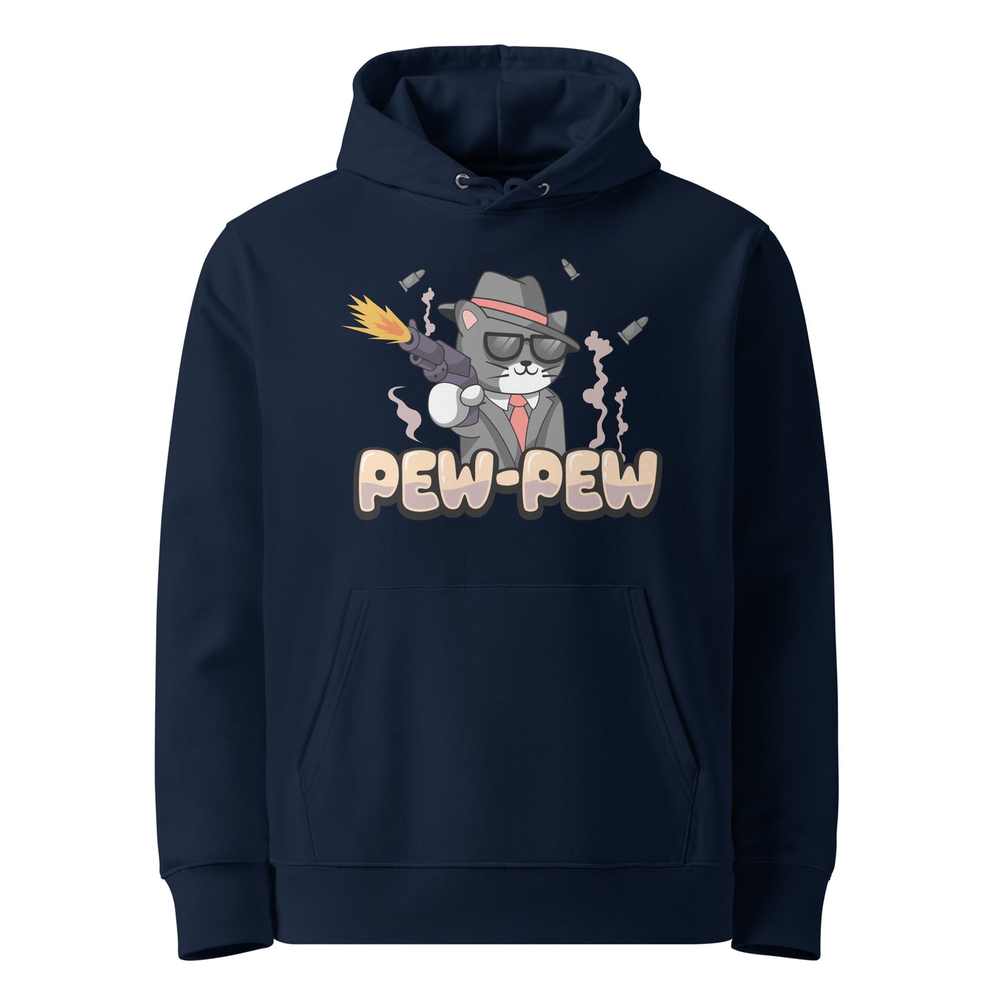 Funny Cat Hoodie – Pew Pew - JollyKitties