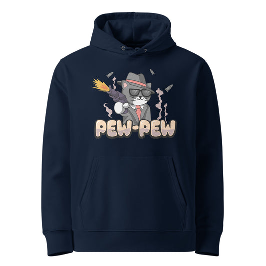 Funny Cat Hoodie – Pew Pew - JollyKitties