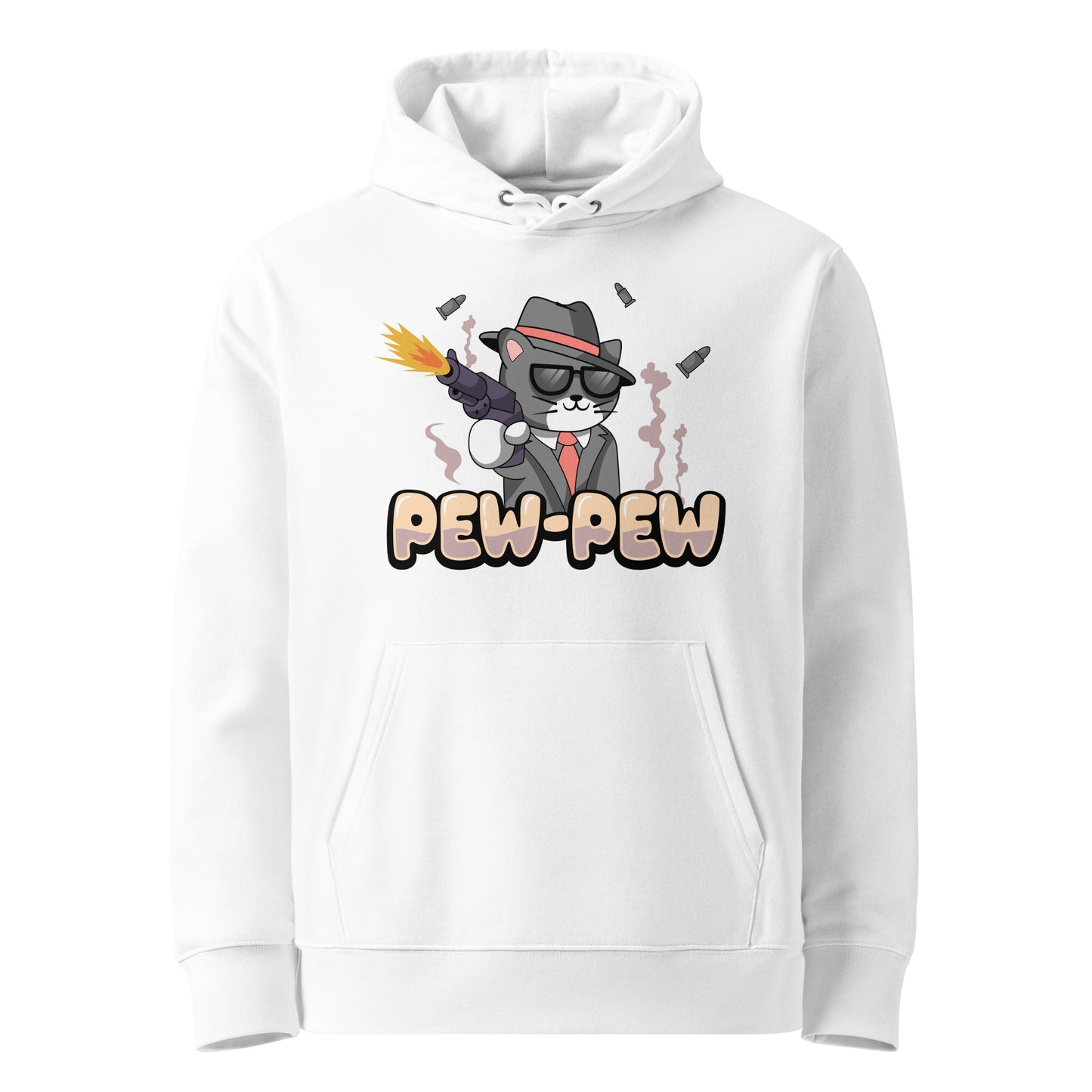 Funny Cat Hoodie – Pew Pew - JollyKitties