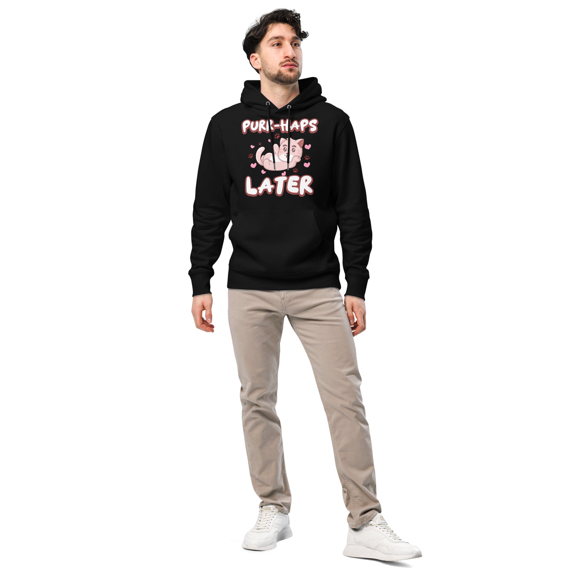 Funny Cat Hoodie – Purr-haps Later - JollyKitties