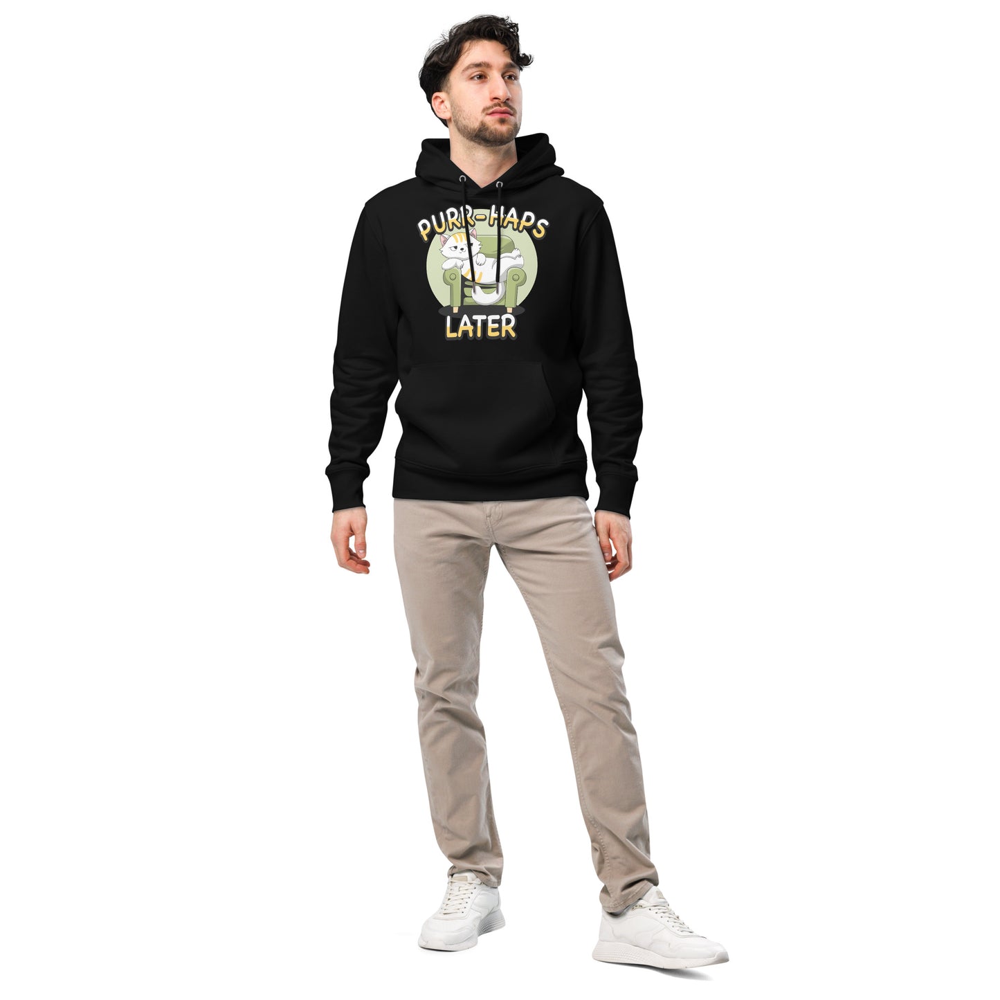 Funny Cat Hoodie – Purr-haps Later (Couch Potato) - JollyKitties
