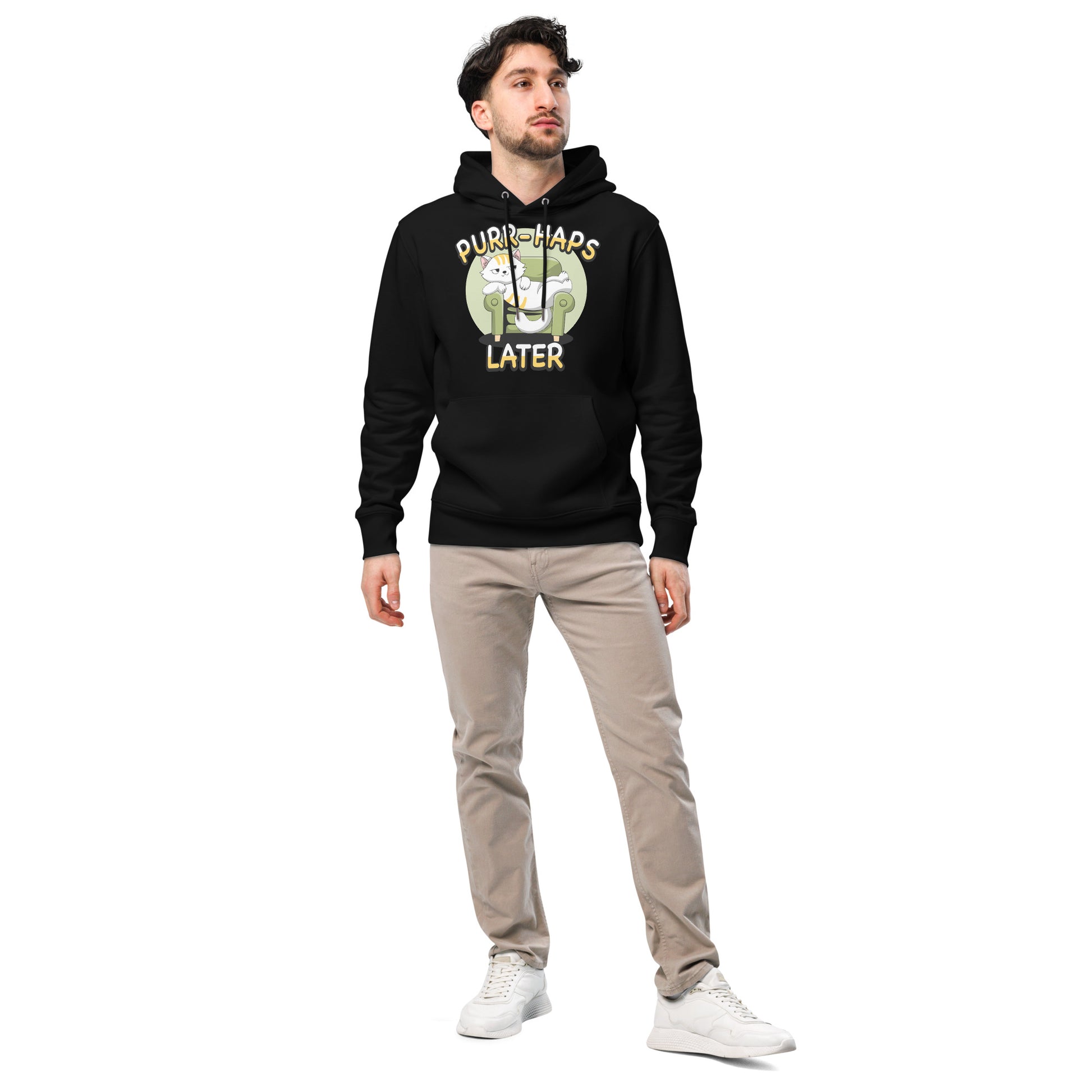 Funny Cat Hoodie – Purr-haps Later (Couch Potato) - JollyKitties