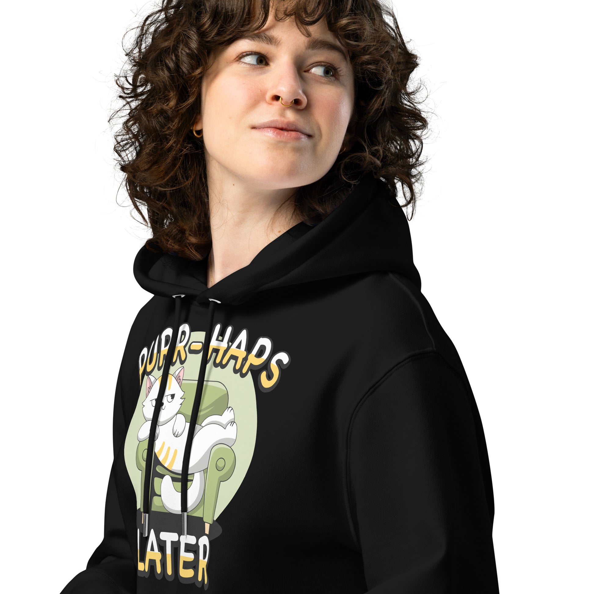 Funny Cat Hoodie – Purr-haps Later (Couch Potato) - JollyKitties